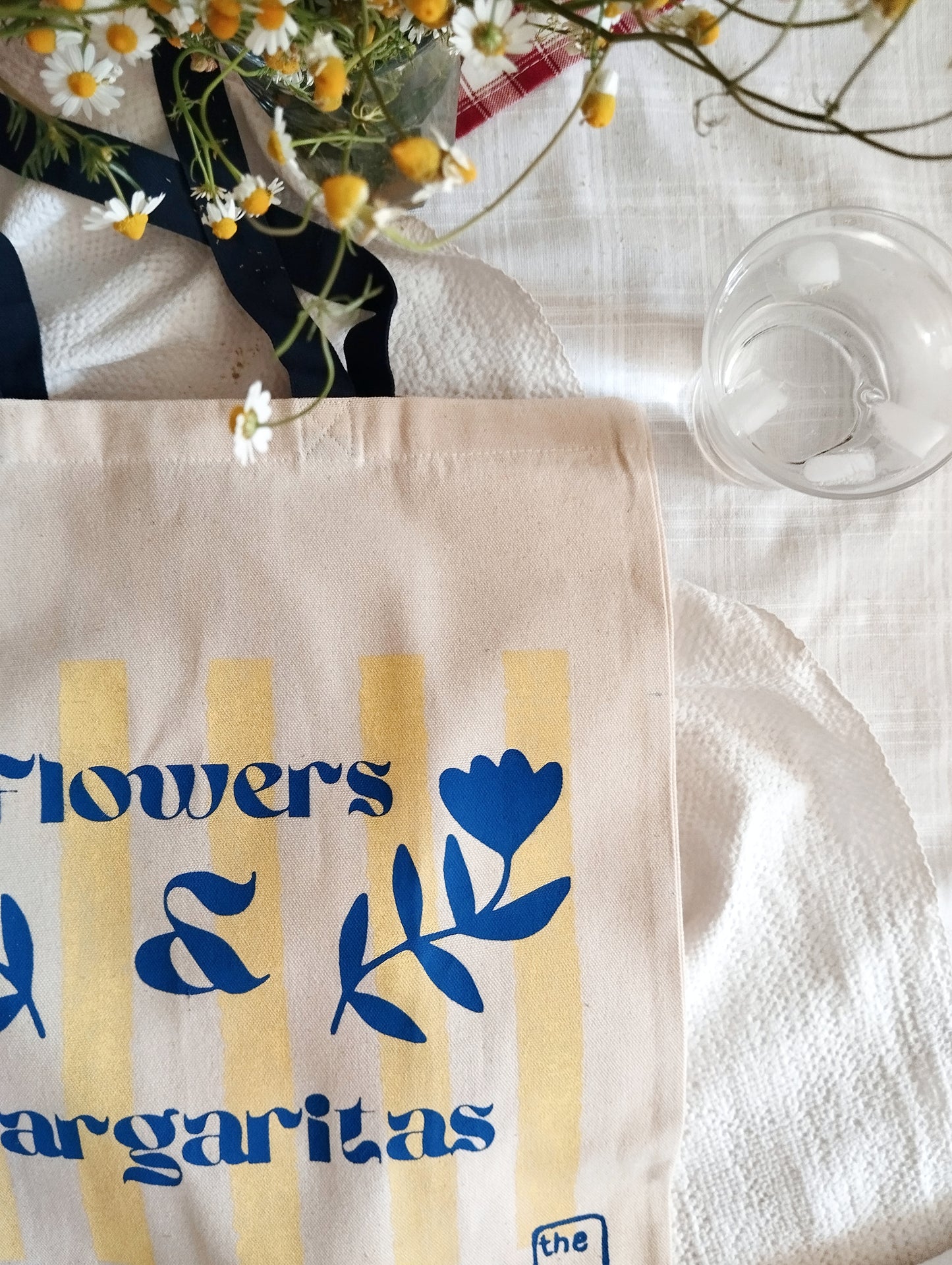 Flowers and Margaritas Tote Bag