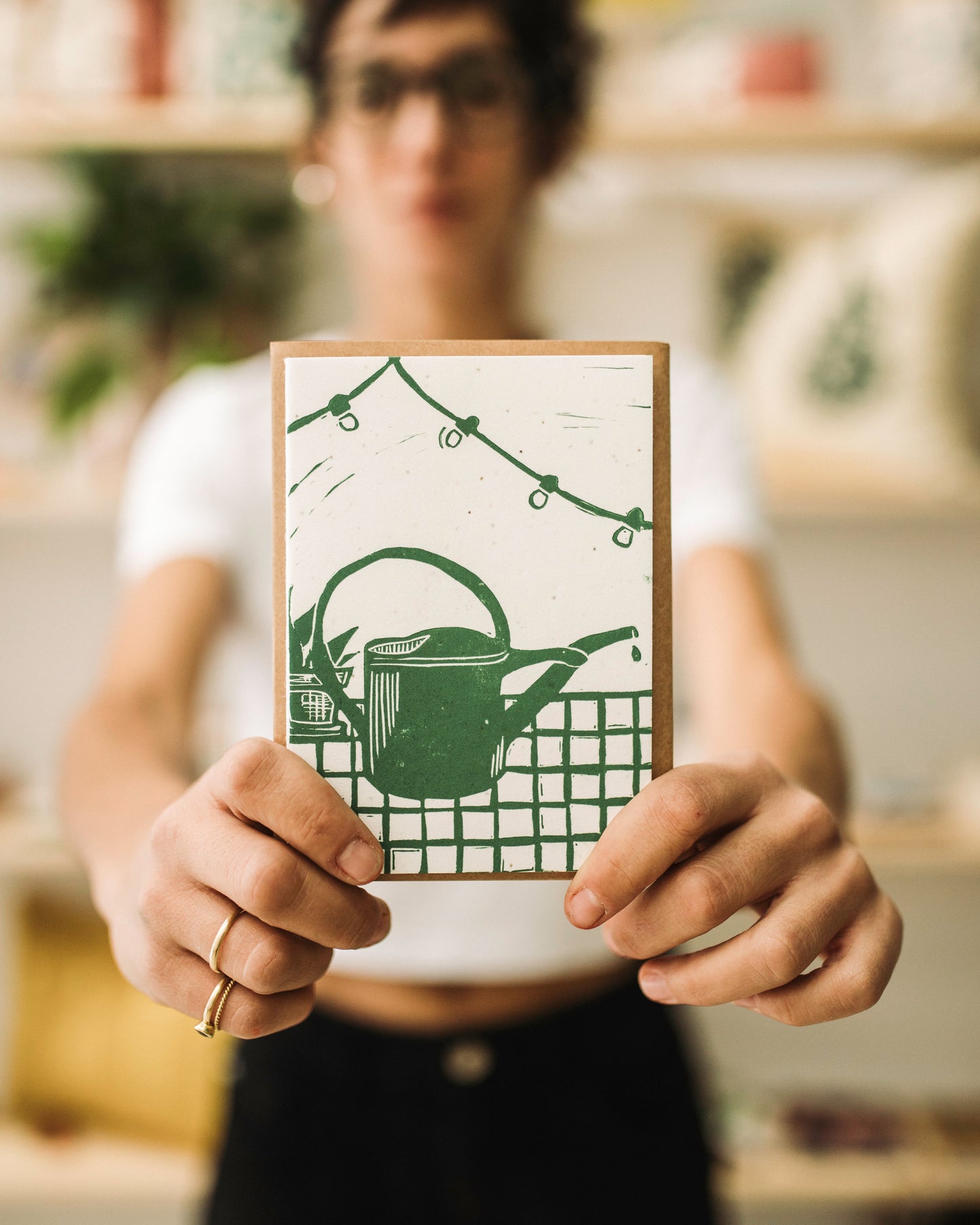 A6 Notebook with Watering Pot