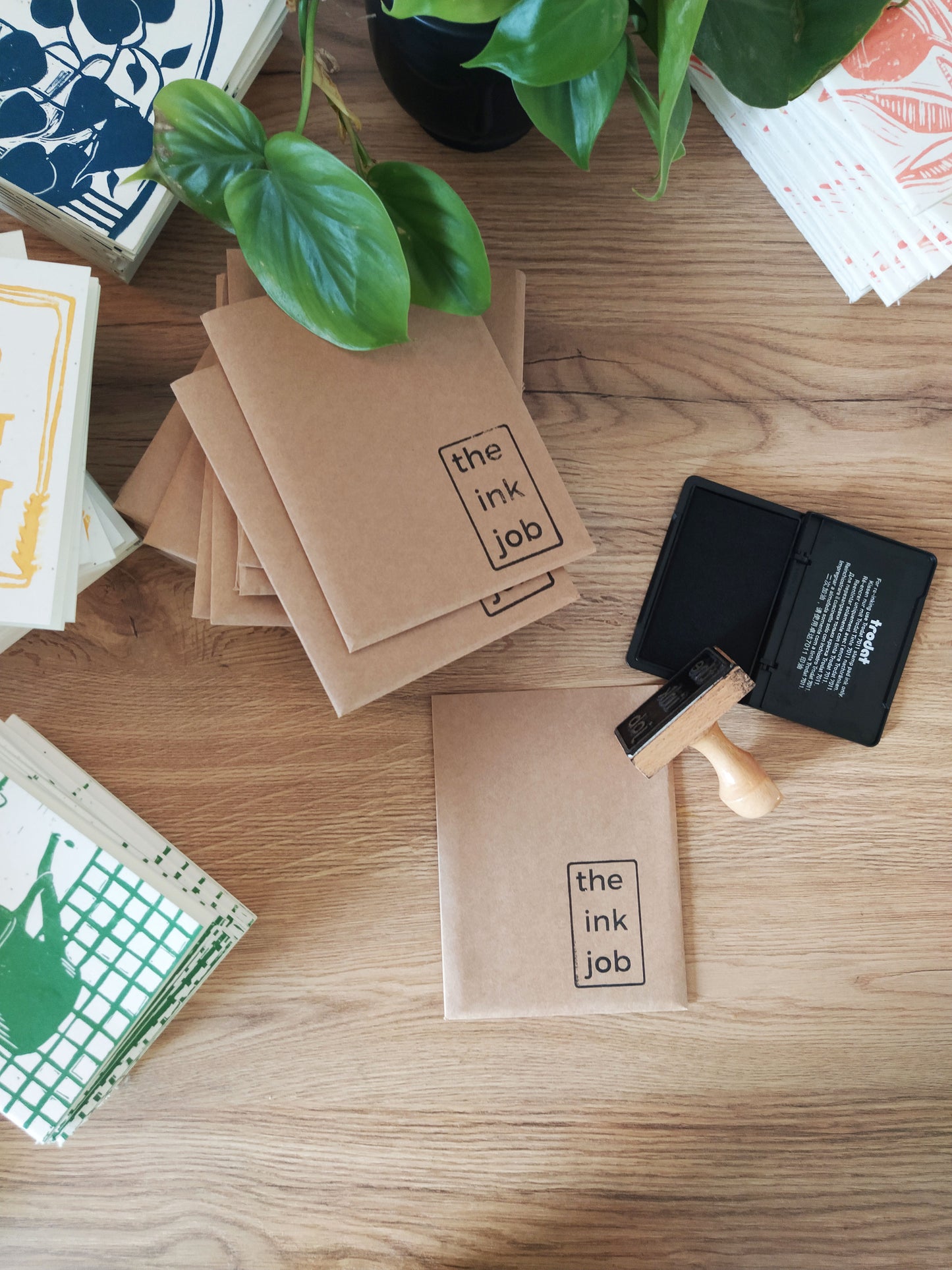 House Plant Print A6 Notebook