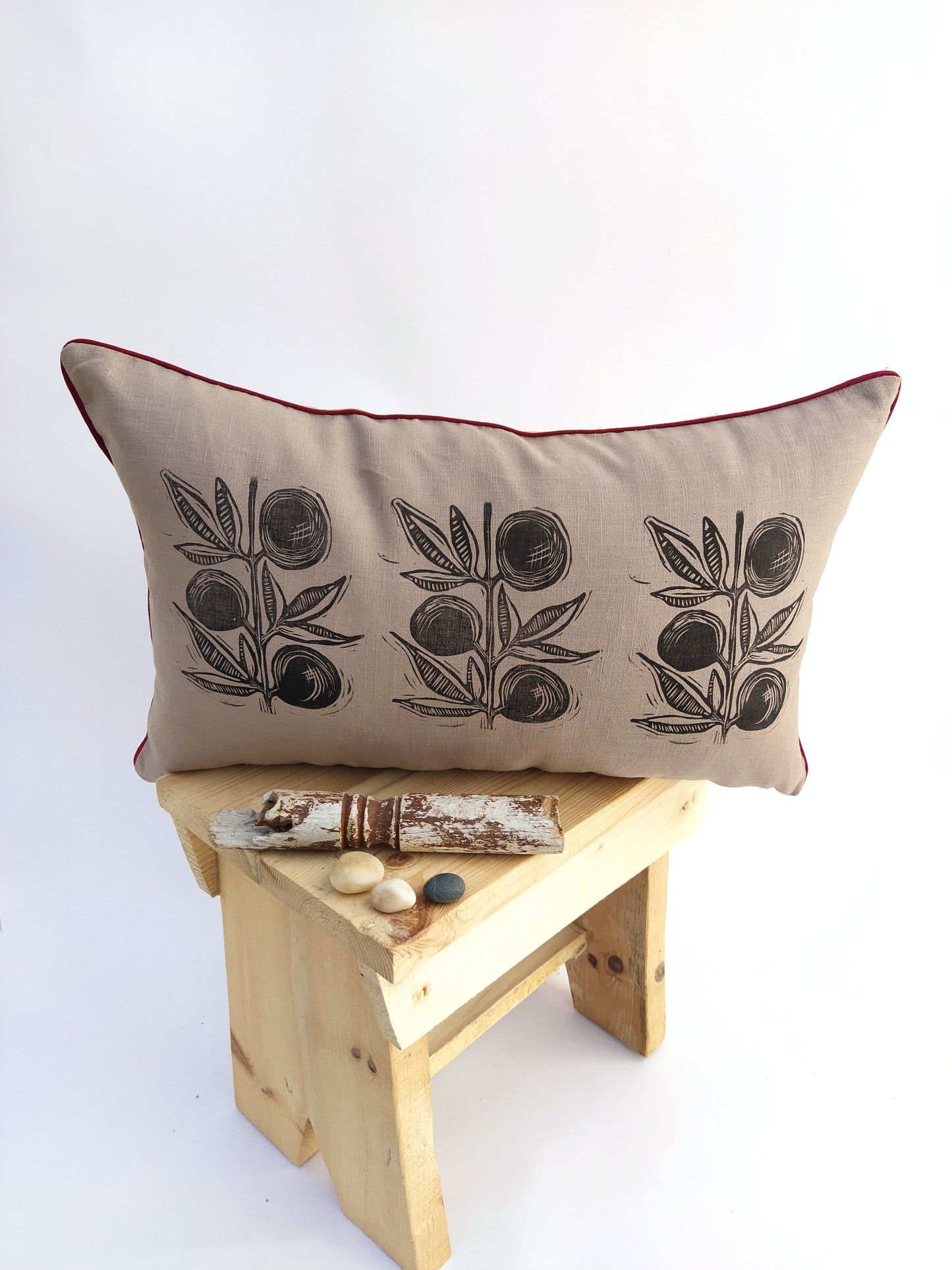 Heritage-Inspired Floral Cushion