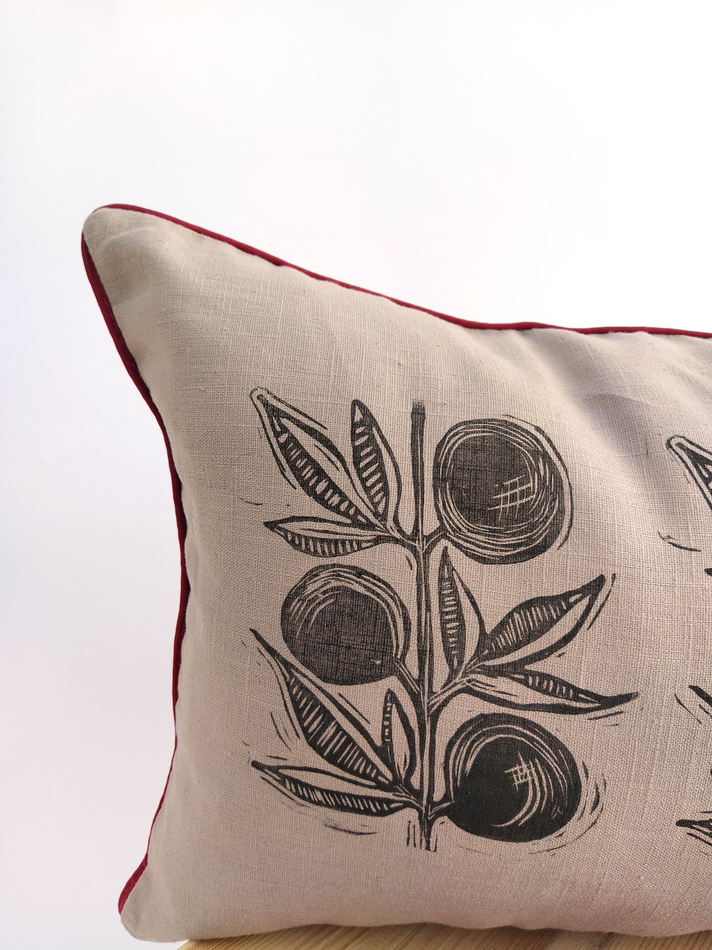 Heritage-Inspired Floral Cushion
