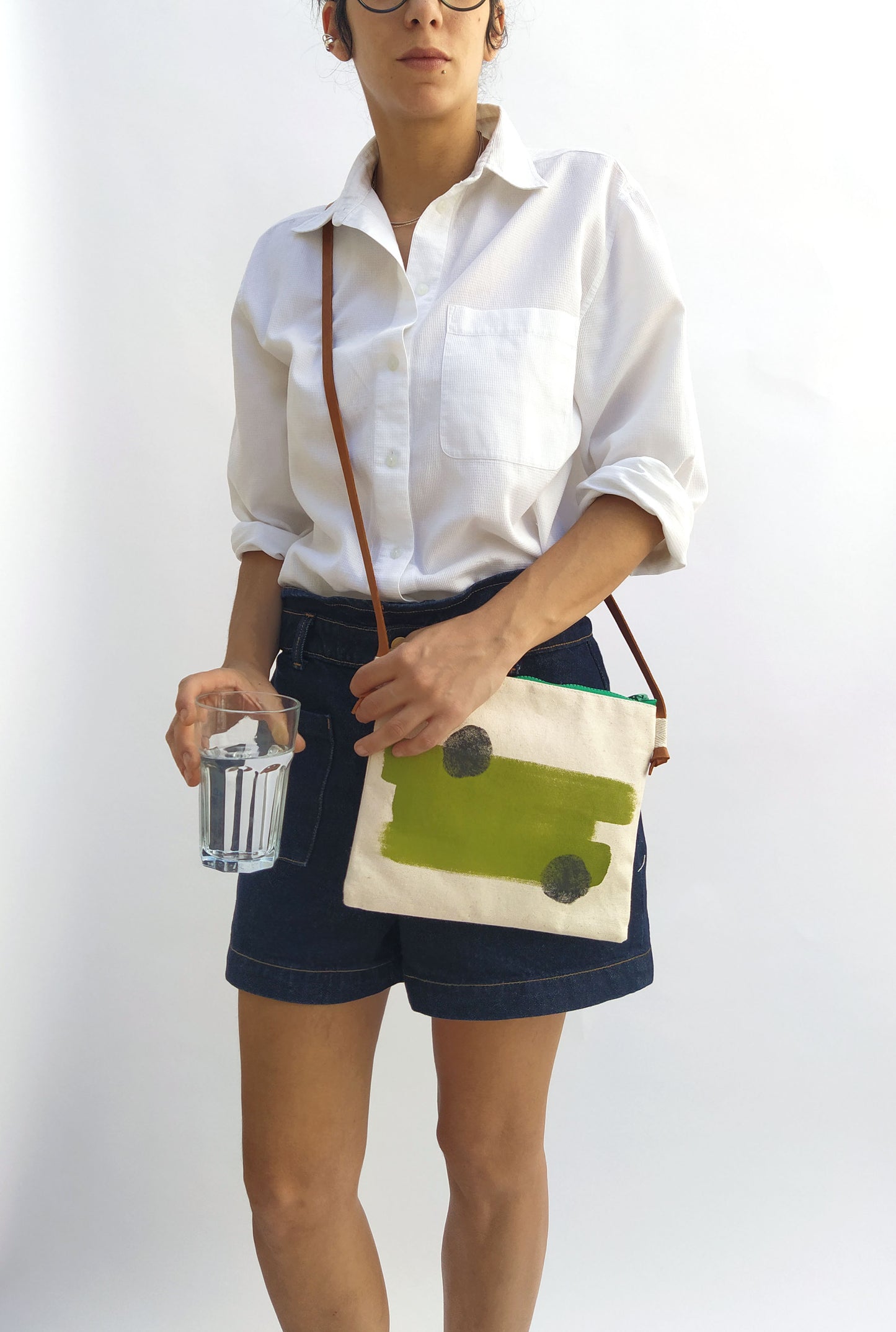 Brushstroke Crossbody Bag