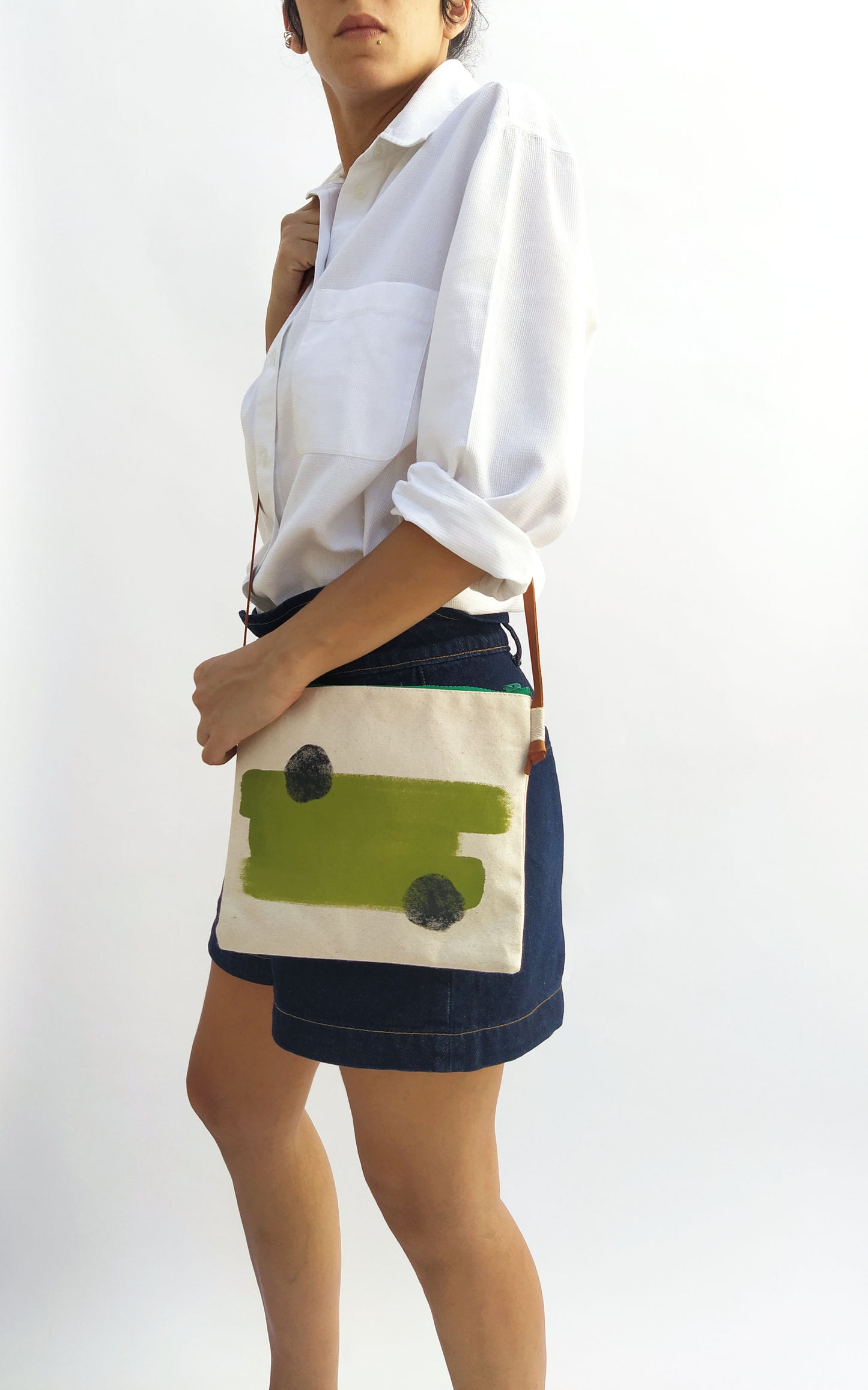 Brushstroke Crossbody Bag