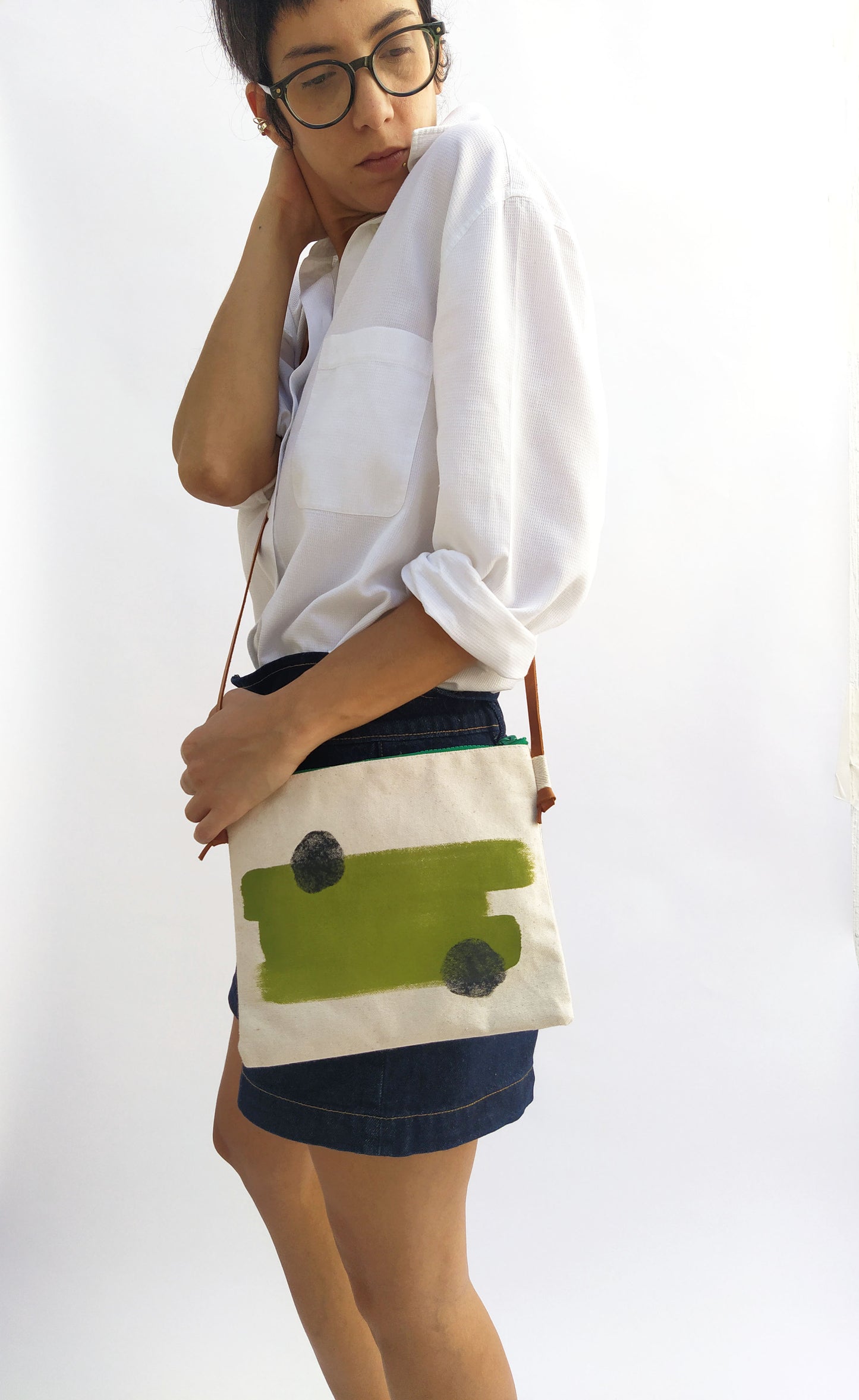 Brushstroke Crossbody Bag