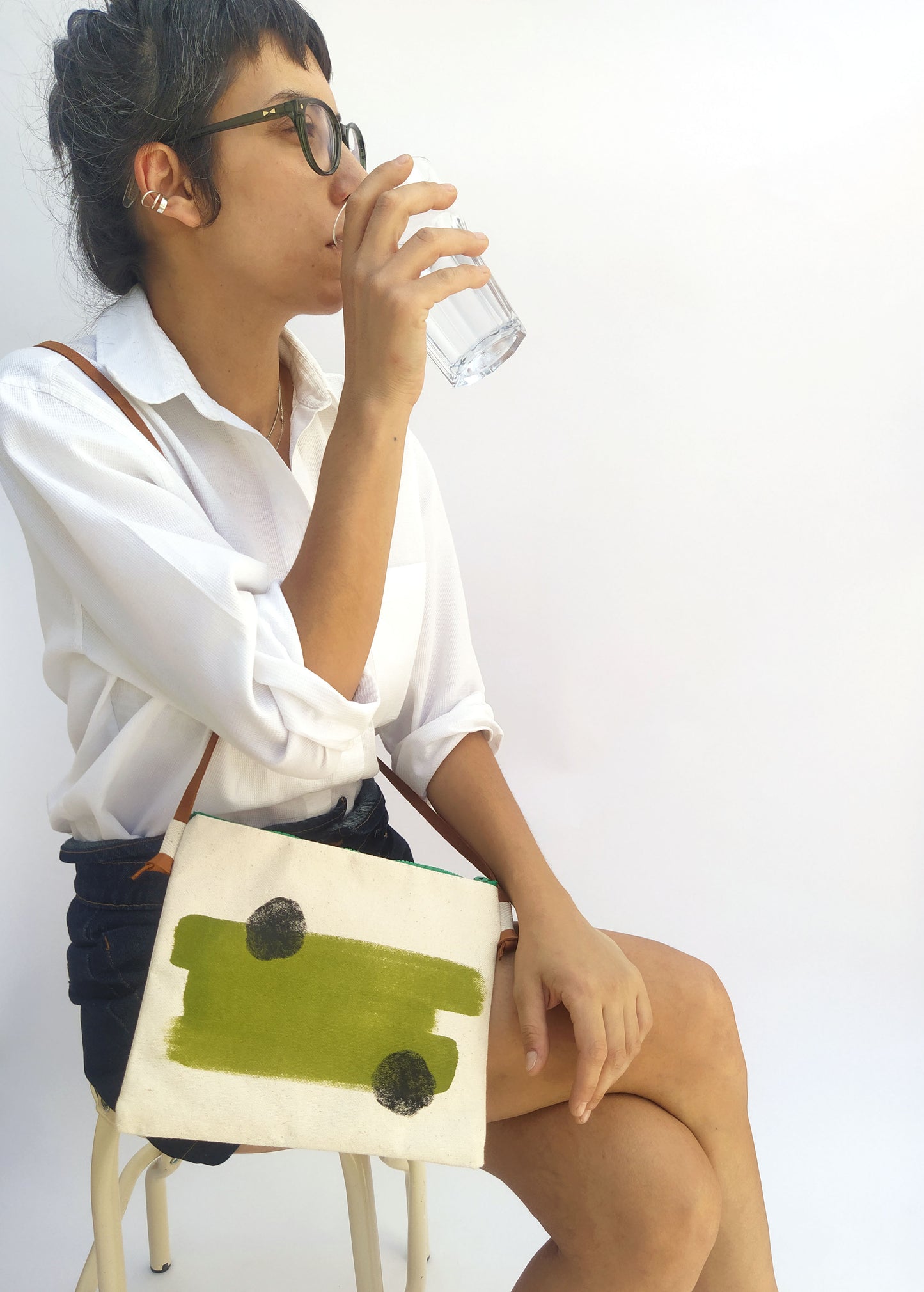 Brushstroke Crossbody Bag