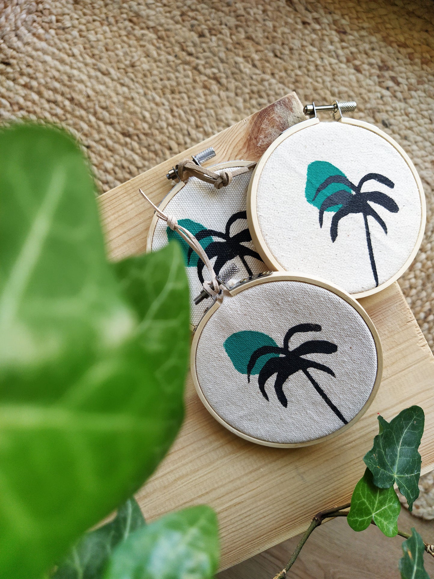 Mini Palm Tree Wall Decor