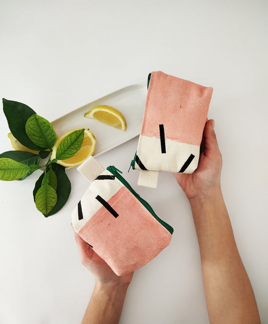 Funky Pink Cosmetic Purse