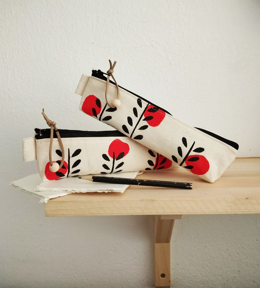 Scandi Flower Pencil Pouch