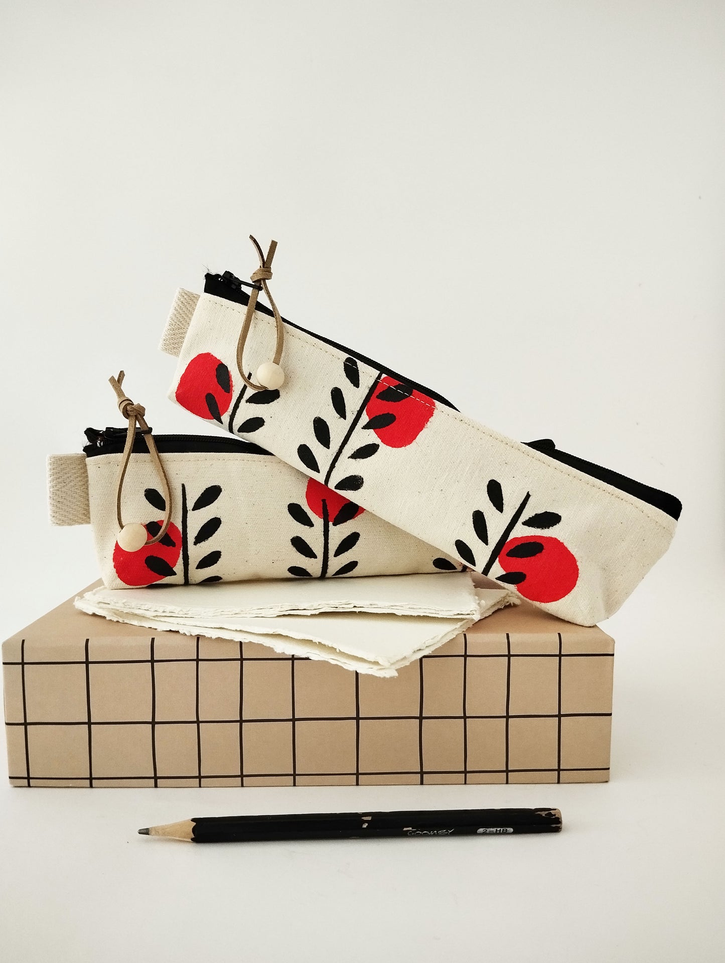 Scandi Flower Pencil Pouch