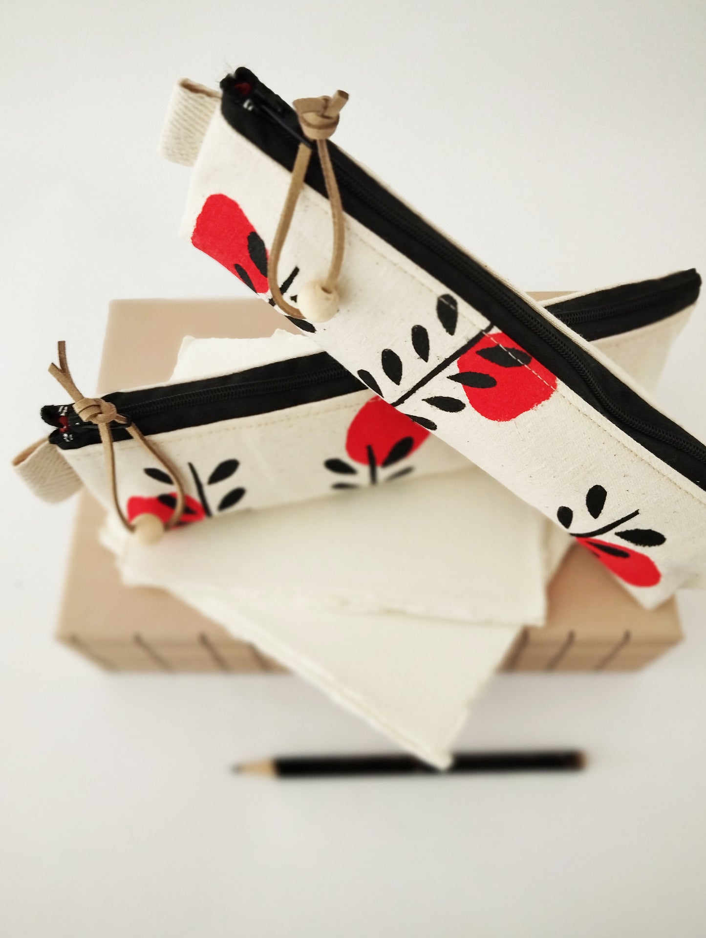 Scandi Flower Pencil Pouch
