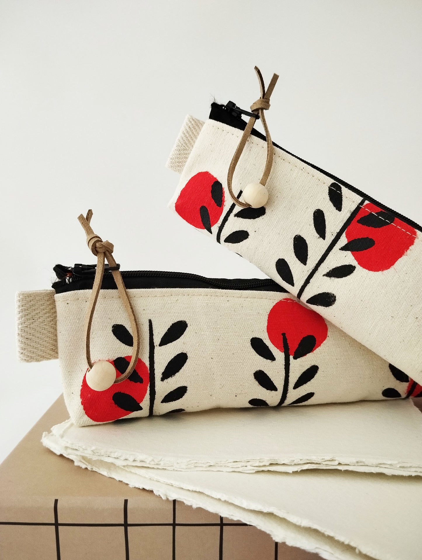 Scandi Flower Pencil Pouch