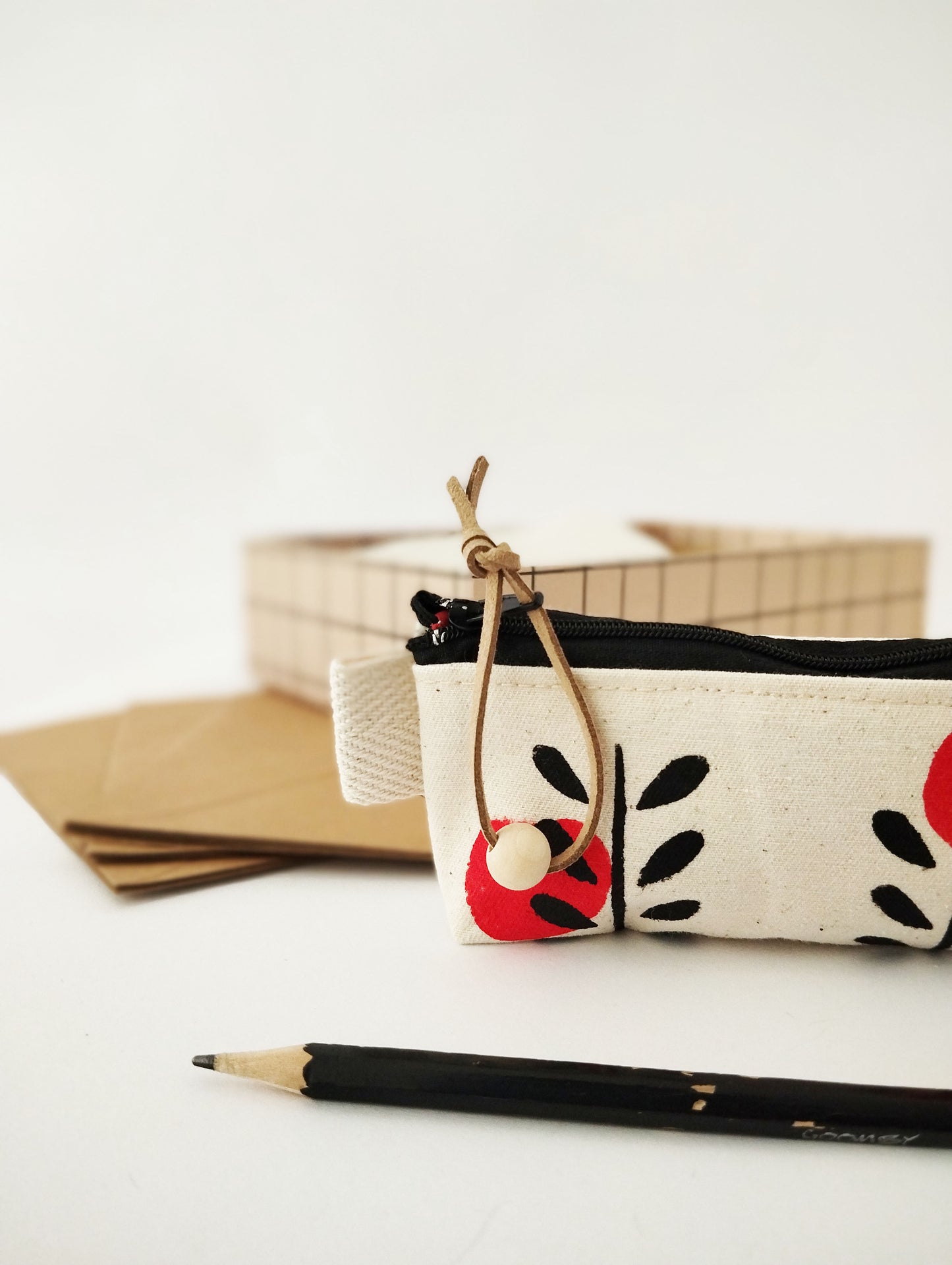Scandi Flower Pencil Pouch
