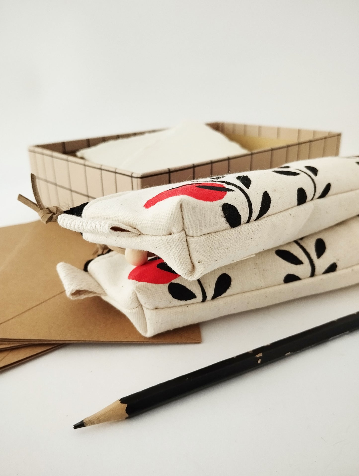 Scandi Flower Pencil Pouch