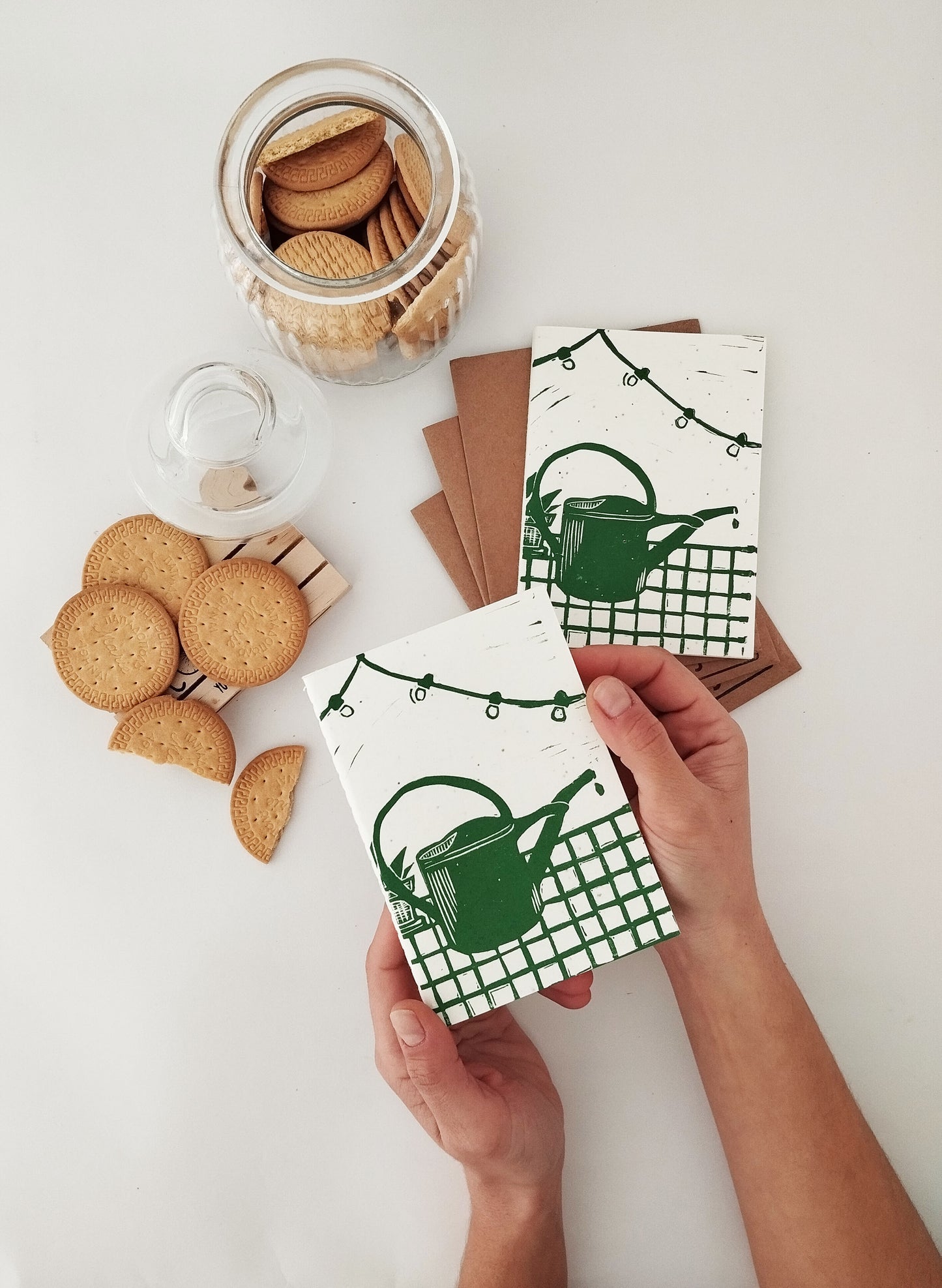 A6 Notebook with Watering Pot