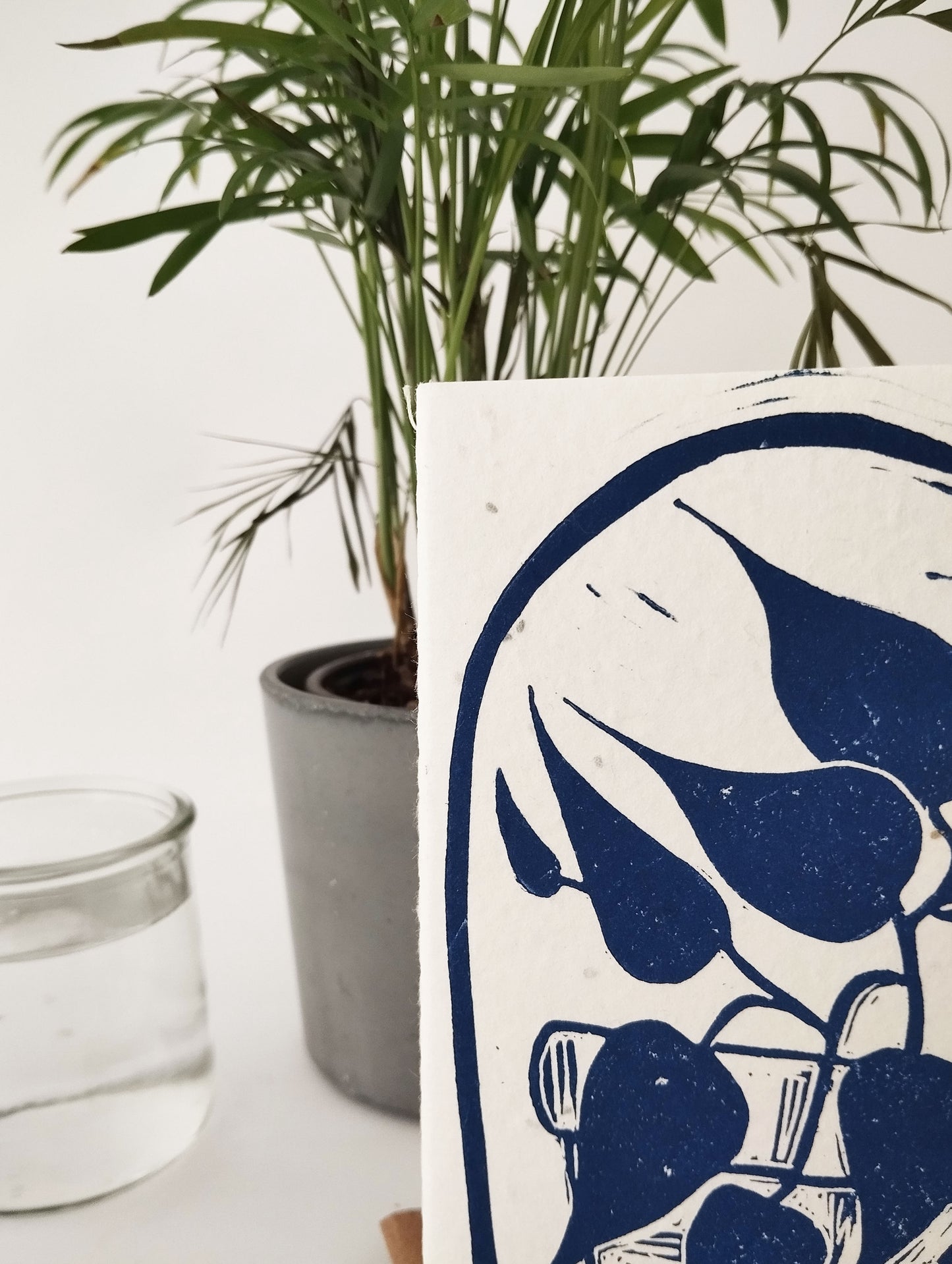 House Plant Print A6 Notebook
