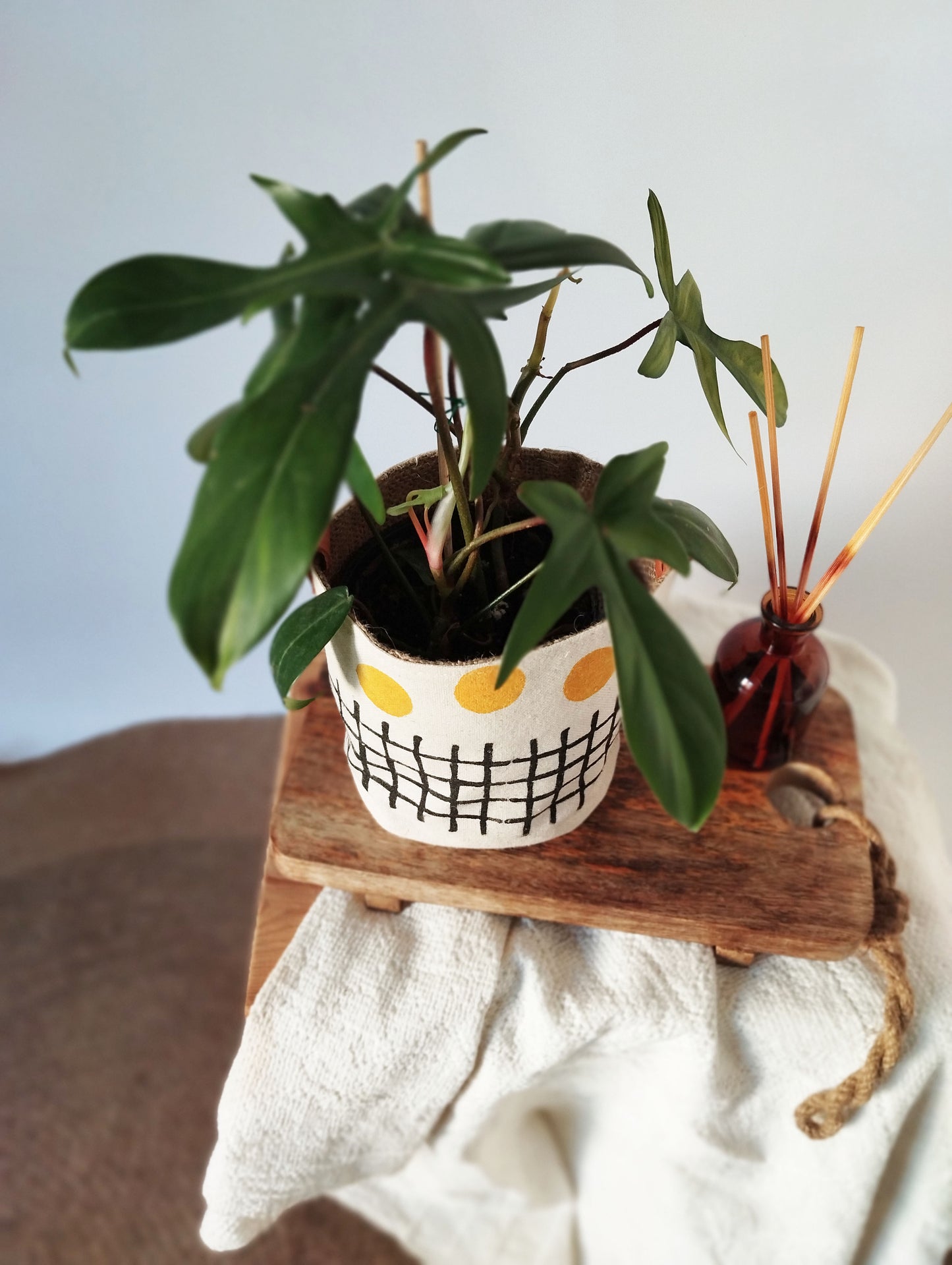 Minimal Fabric Planter