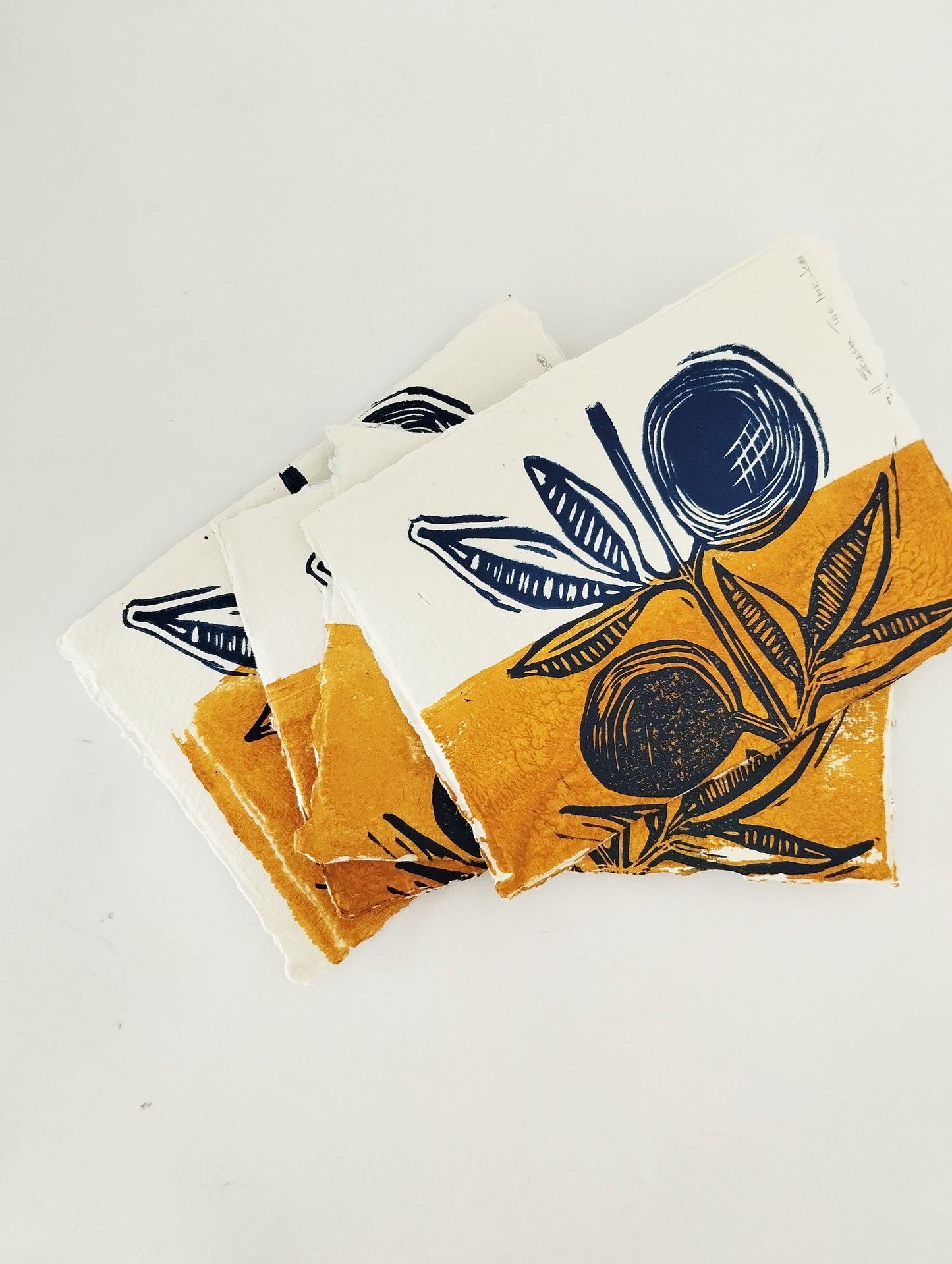 Original Handmade Linoprint 'The Crop'