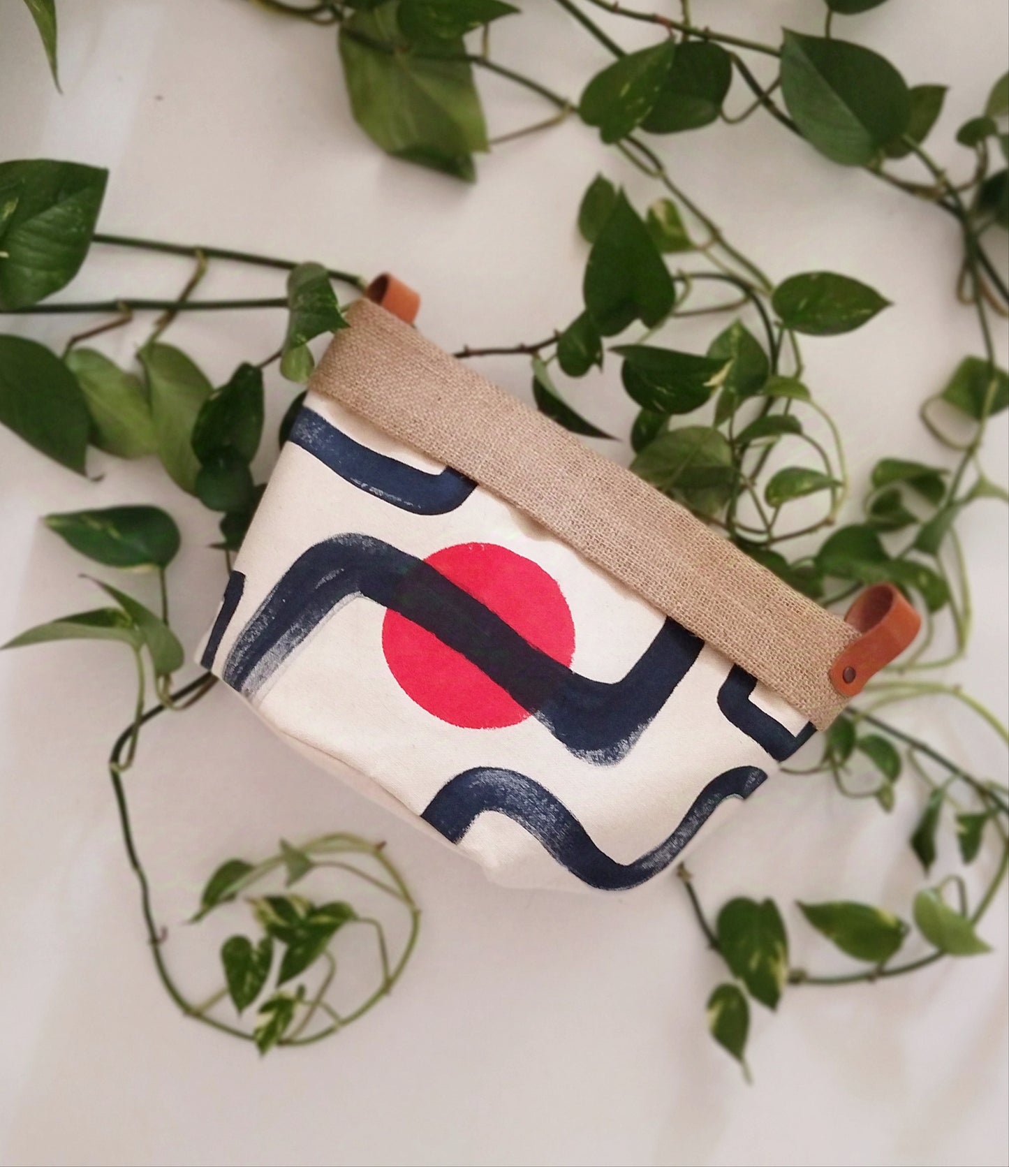 Modern Hand Painted Plant Pot Cover