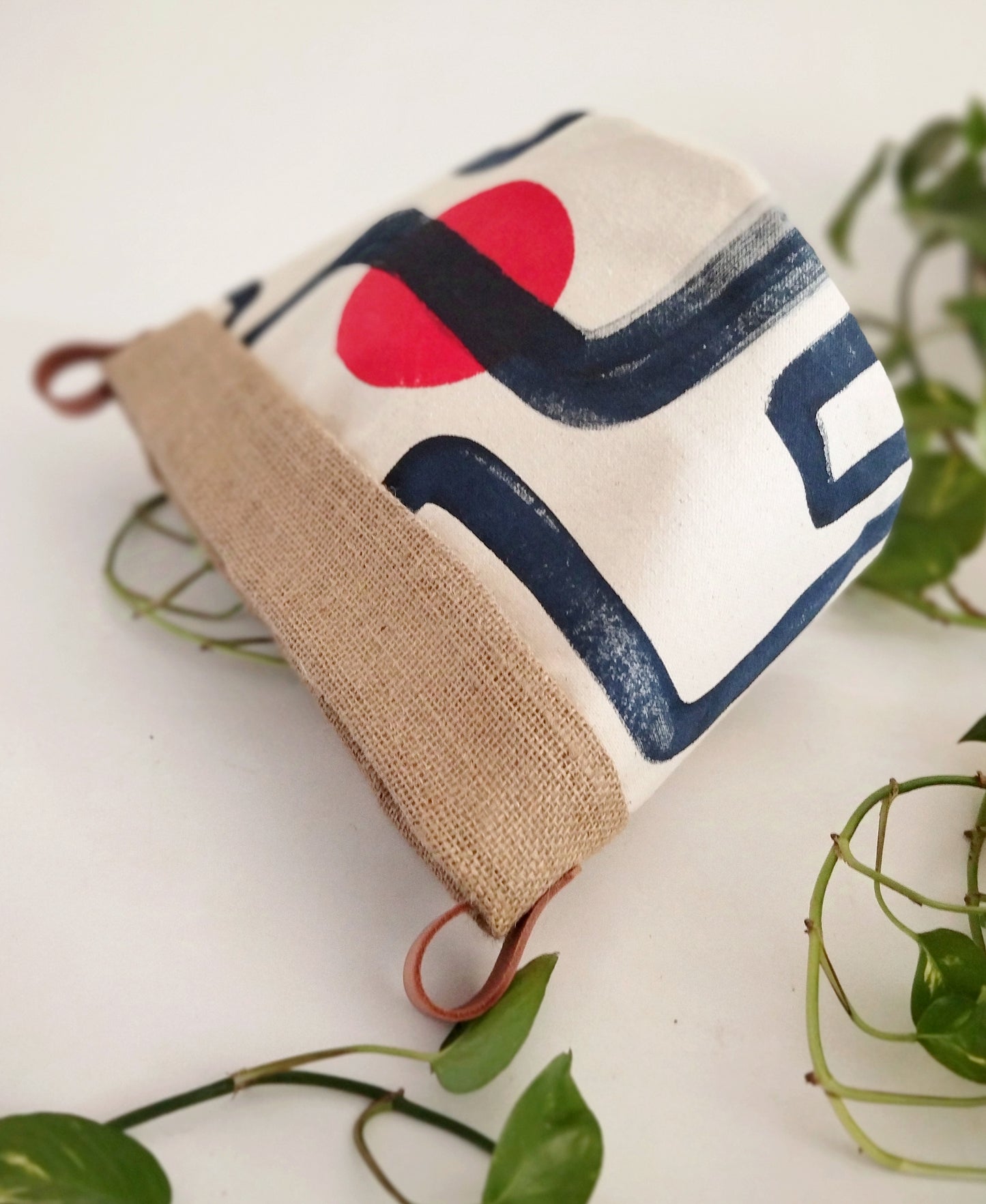 Modern Hand Painted Plant Pot Cover