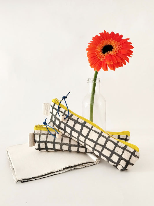 Minimal Grid Pencil Case