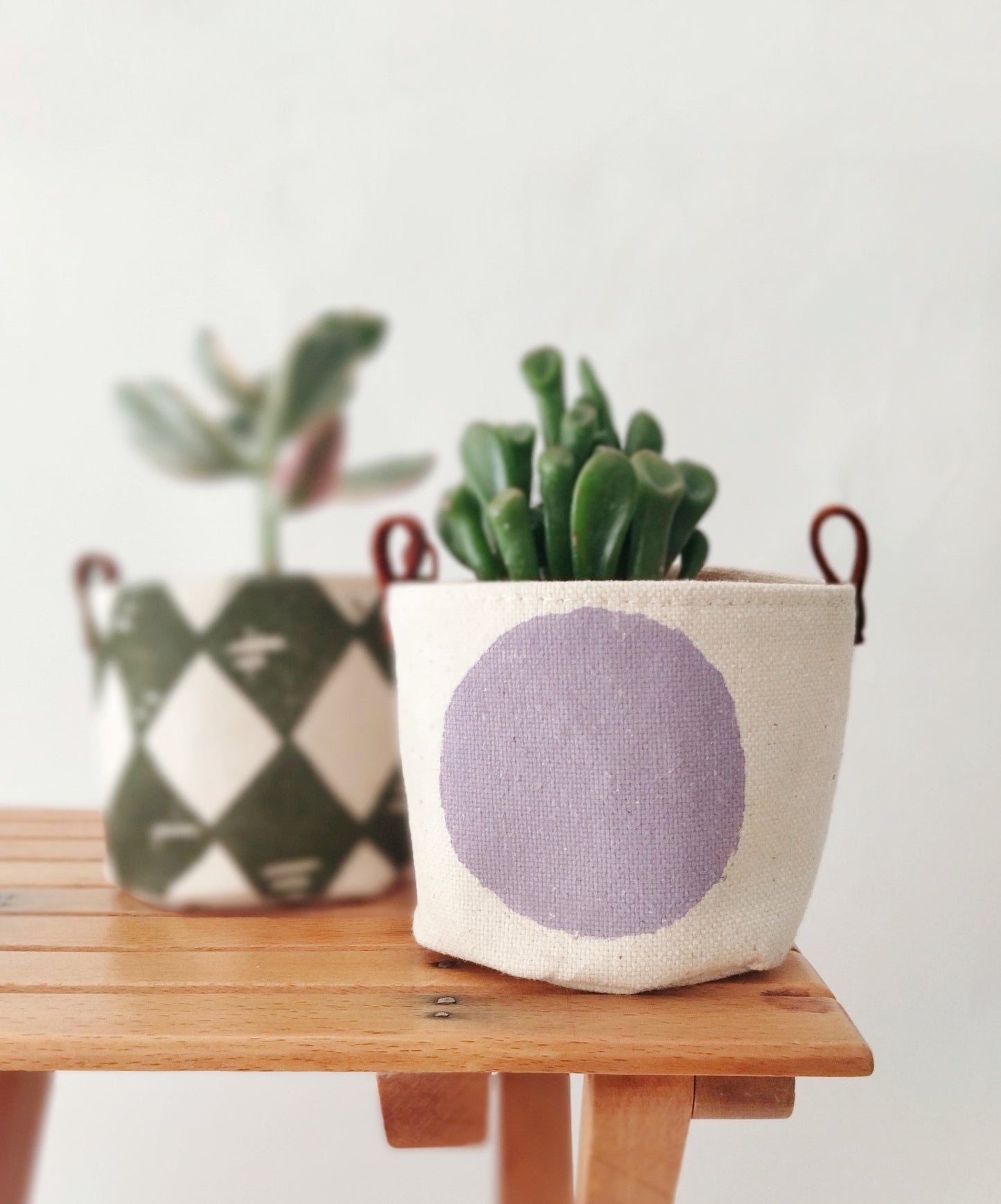 Set of 2 Mini Decorative Planters