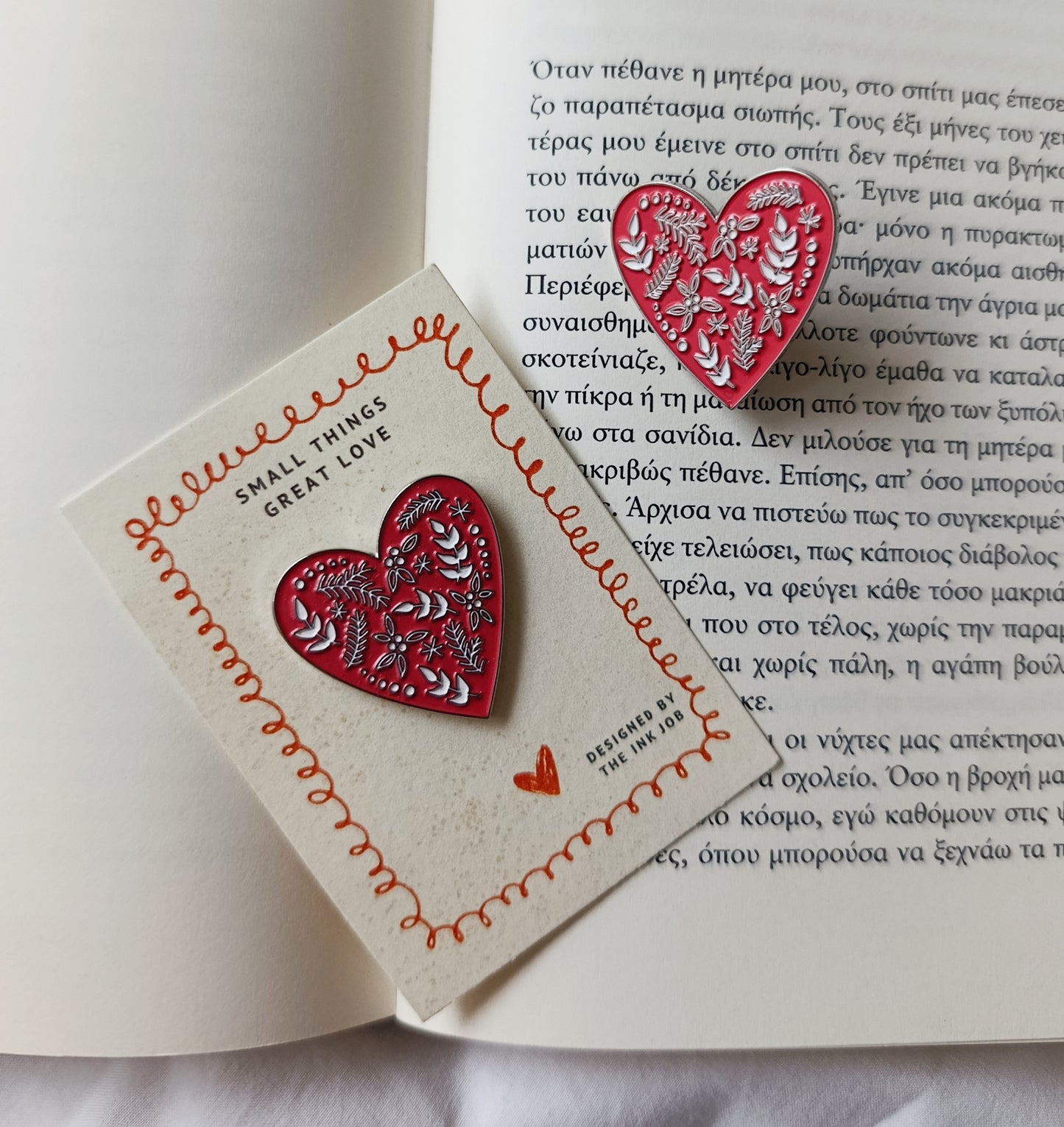 Enamel Pin Heart for Valentine's day