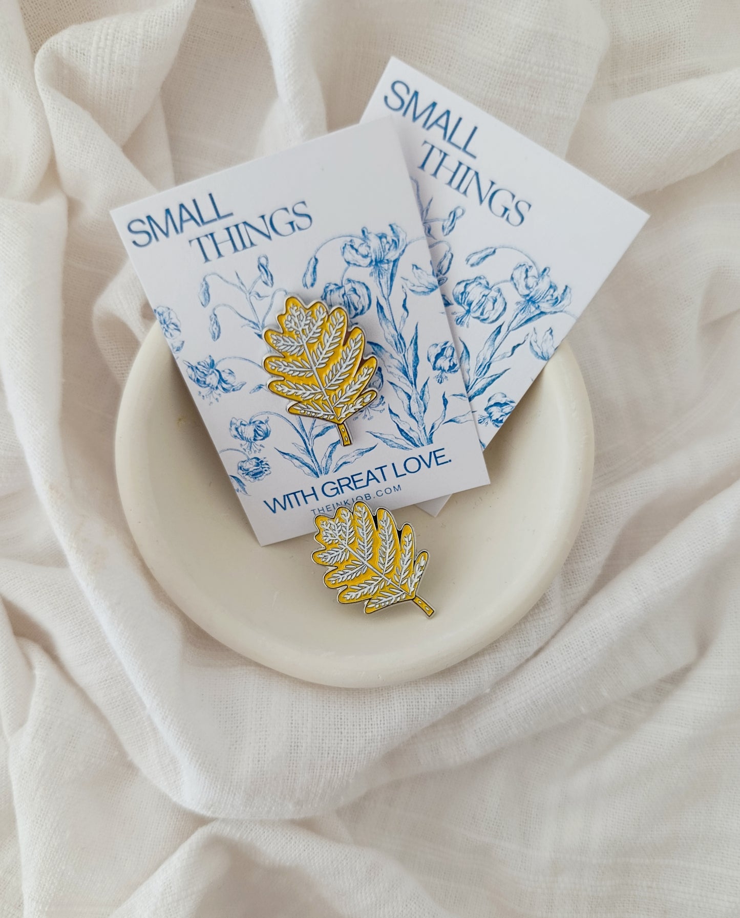 Oak Leaf Enamel Pin