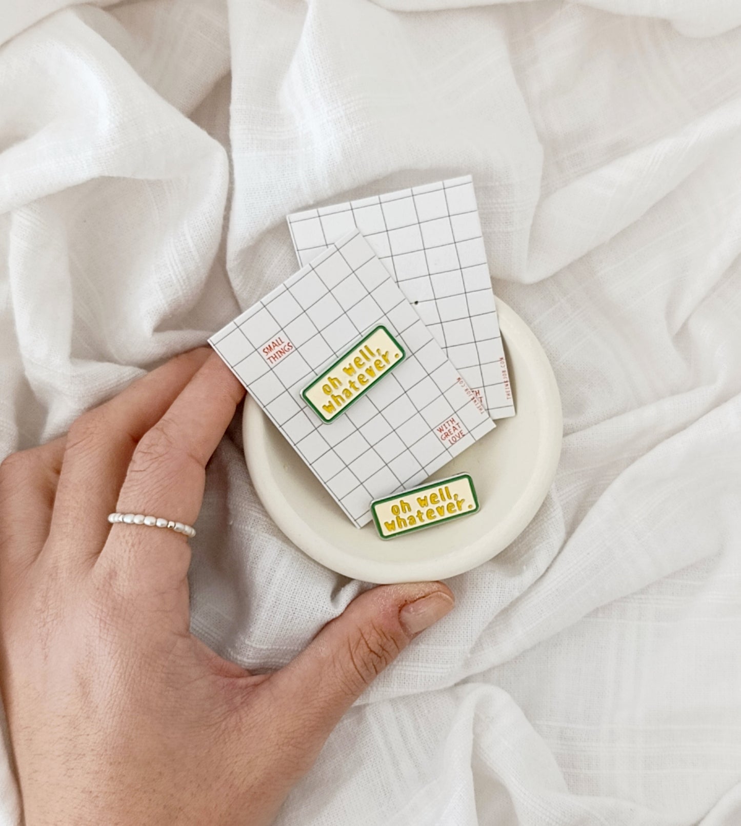 Whatever Enamel Pin - Funky Sarcastic Lapel Pin