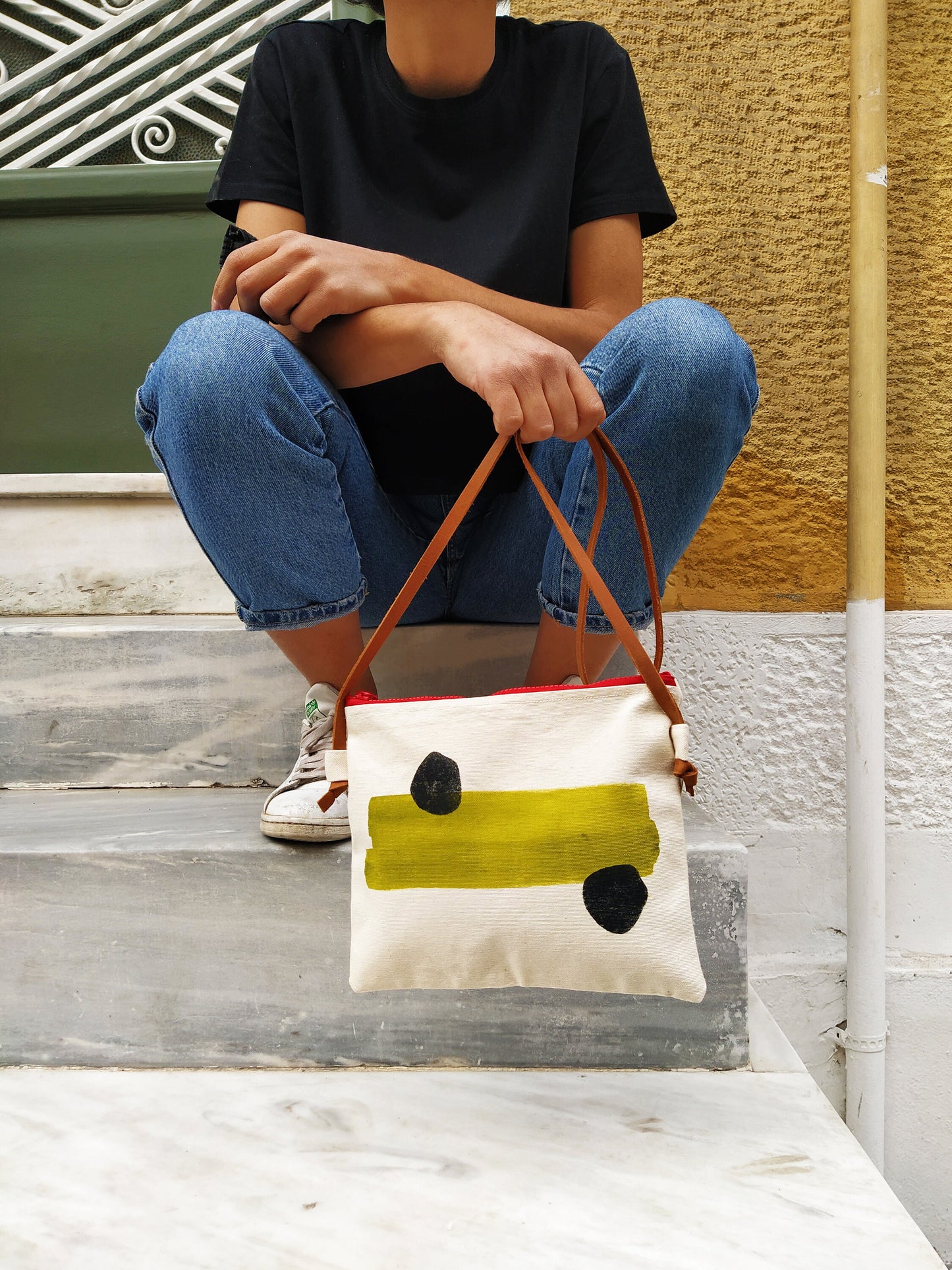 Brushstroke Crossbody Bag
