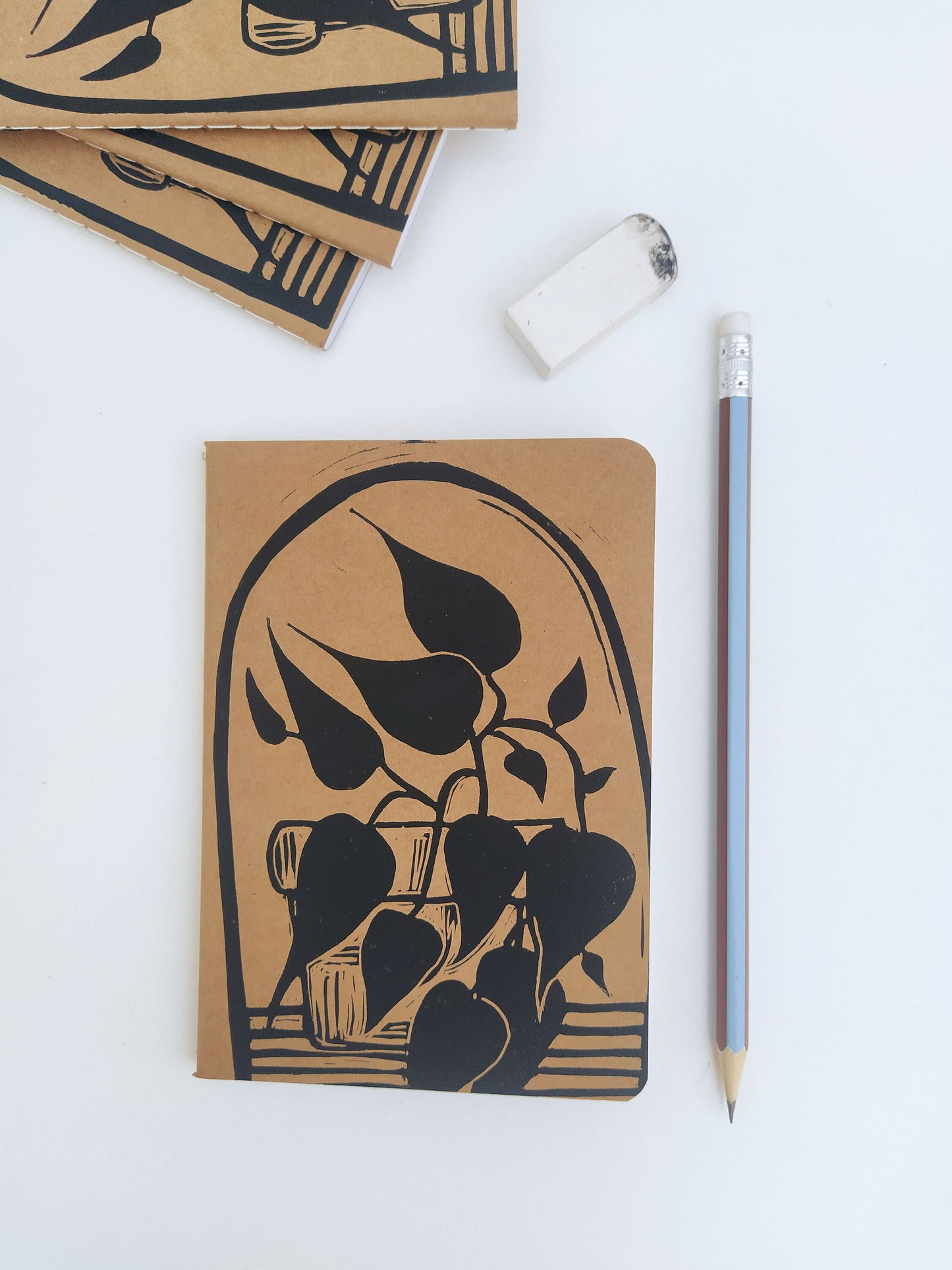 House Plant Block printed Notebook
