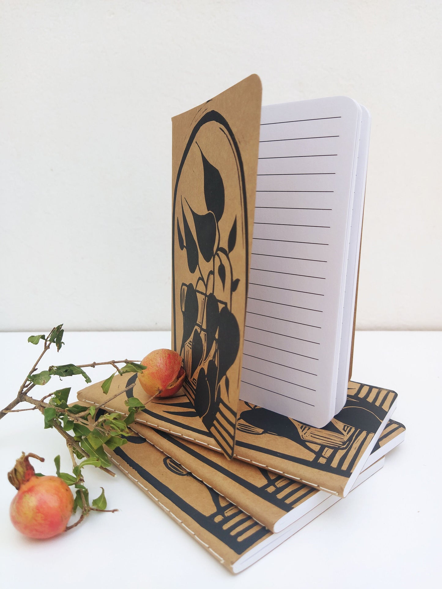 House Plant Block printed Notebook