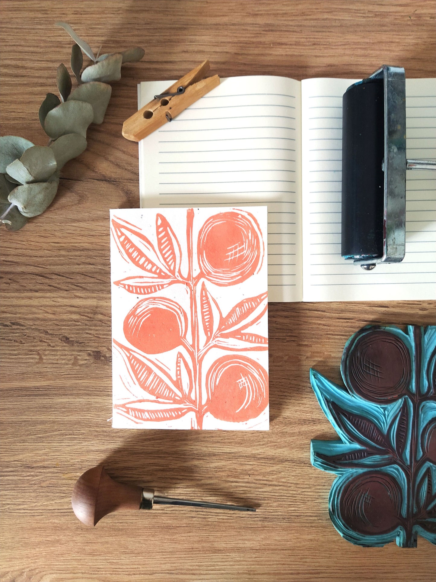 Abstract Flower Plantable Journal