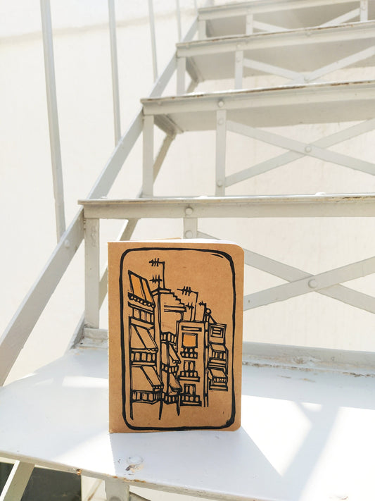 Athens Cityscape A6 Notebook