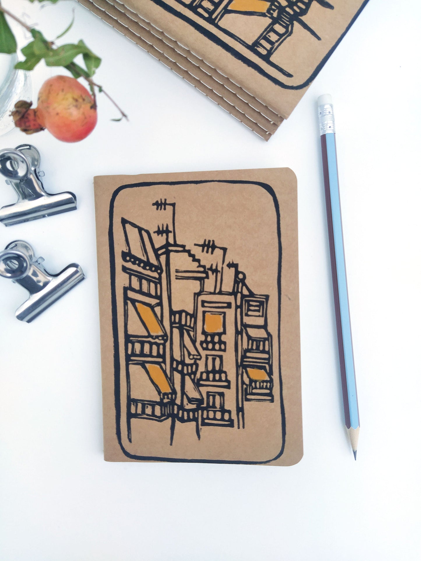 Athens Cityscape A6 Notebook