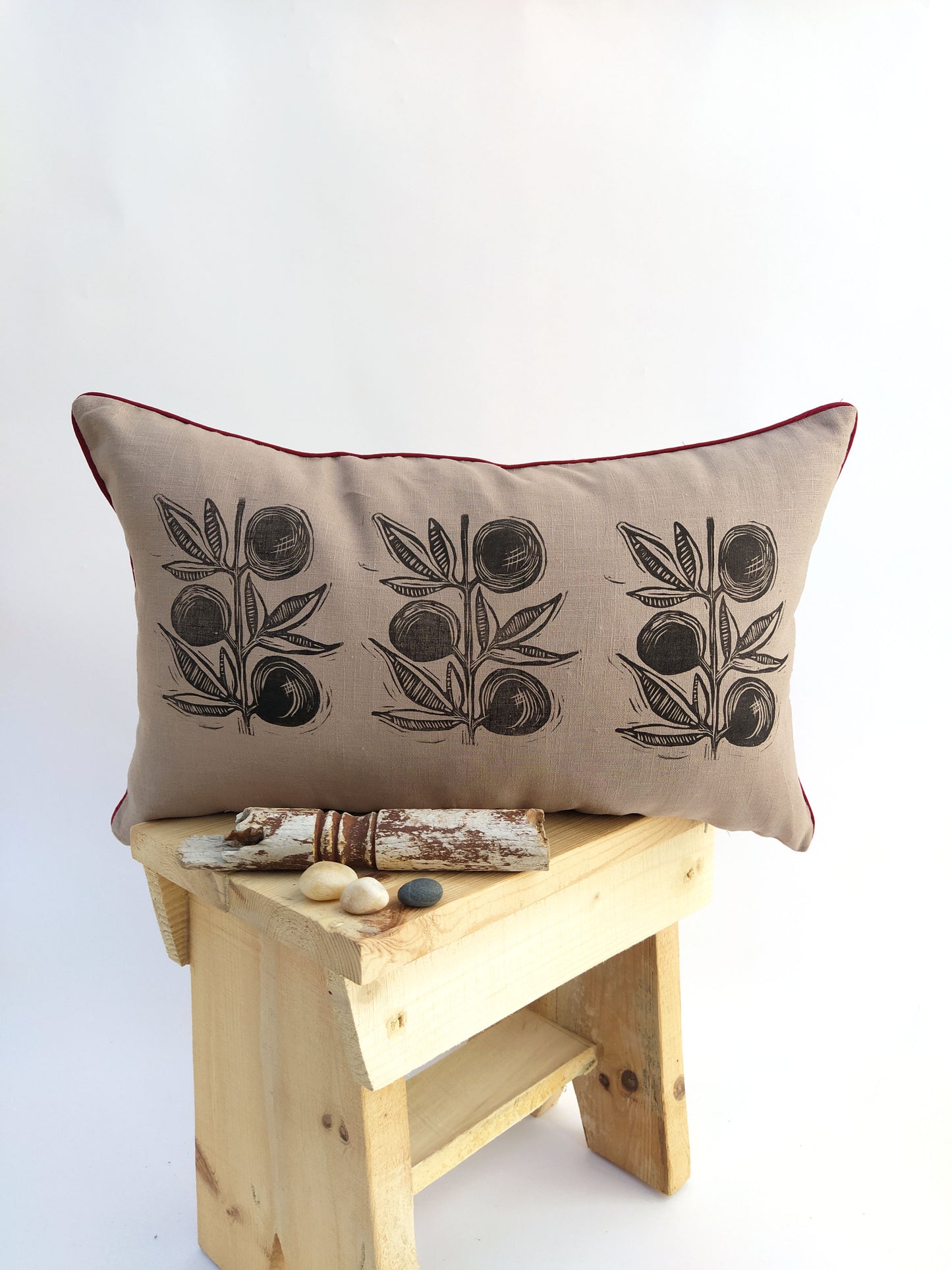 Heritage-Inspired Floral Cushion