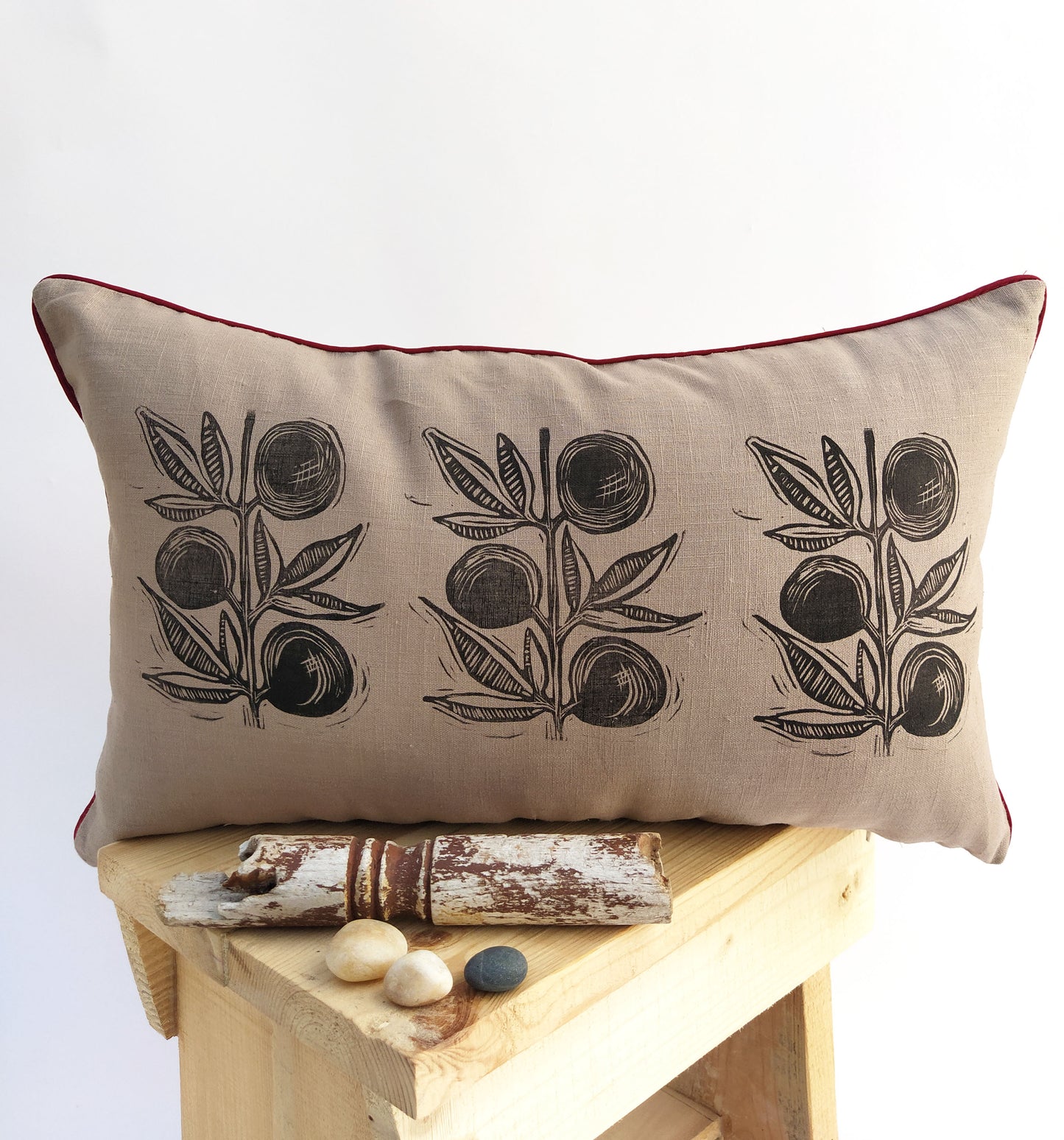 Heritage-Inspired Floral Cushion