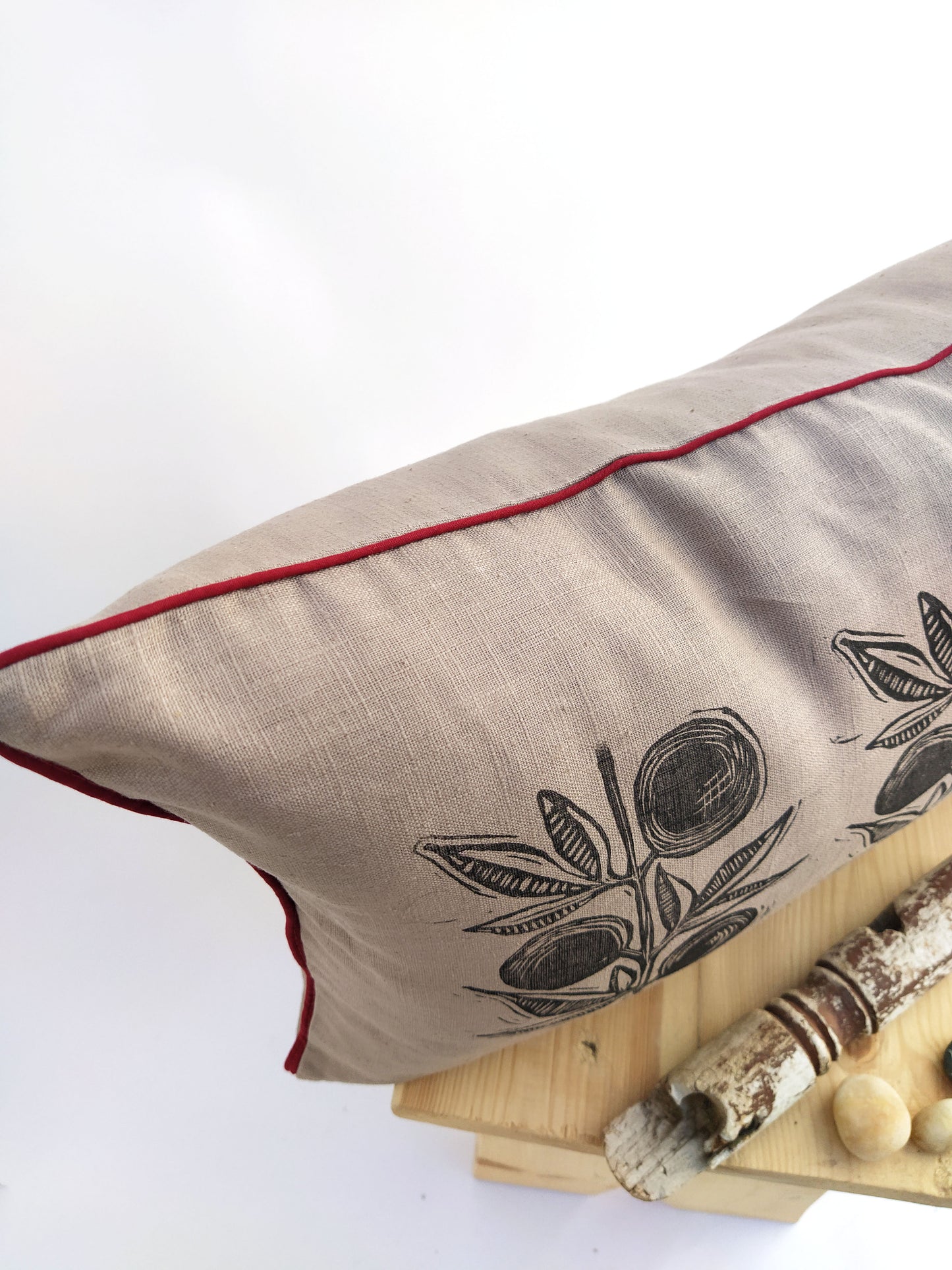 Heritage-Inspired Floral Cushion