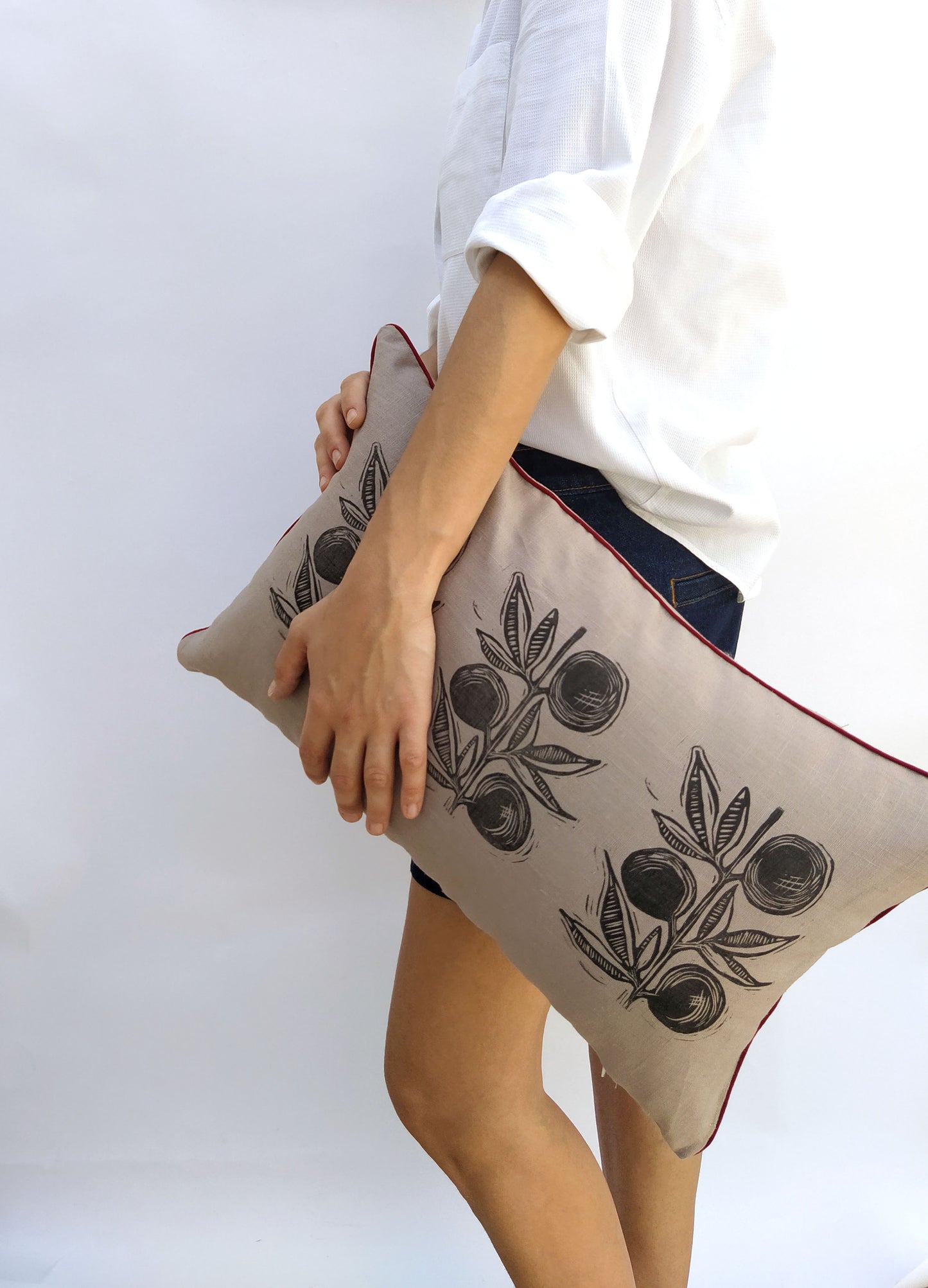 Heritage-Inspired Floral Cushion