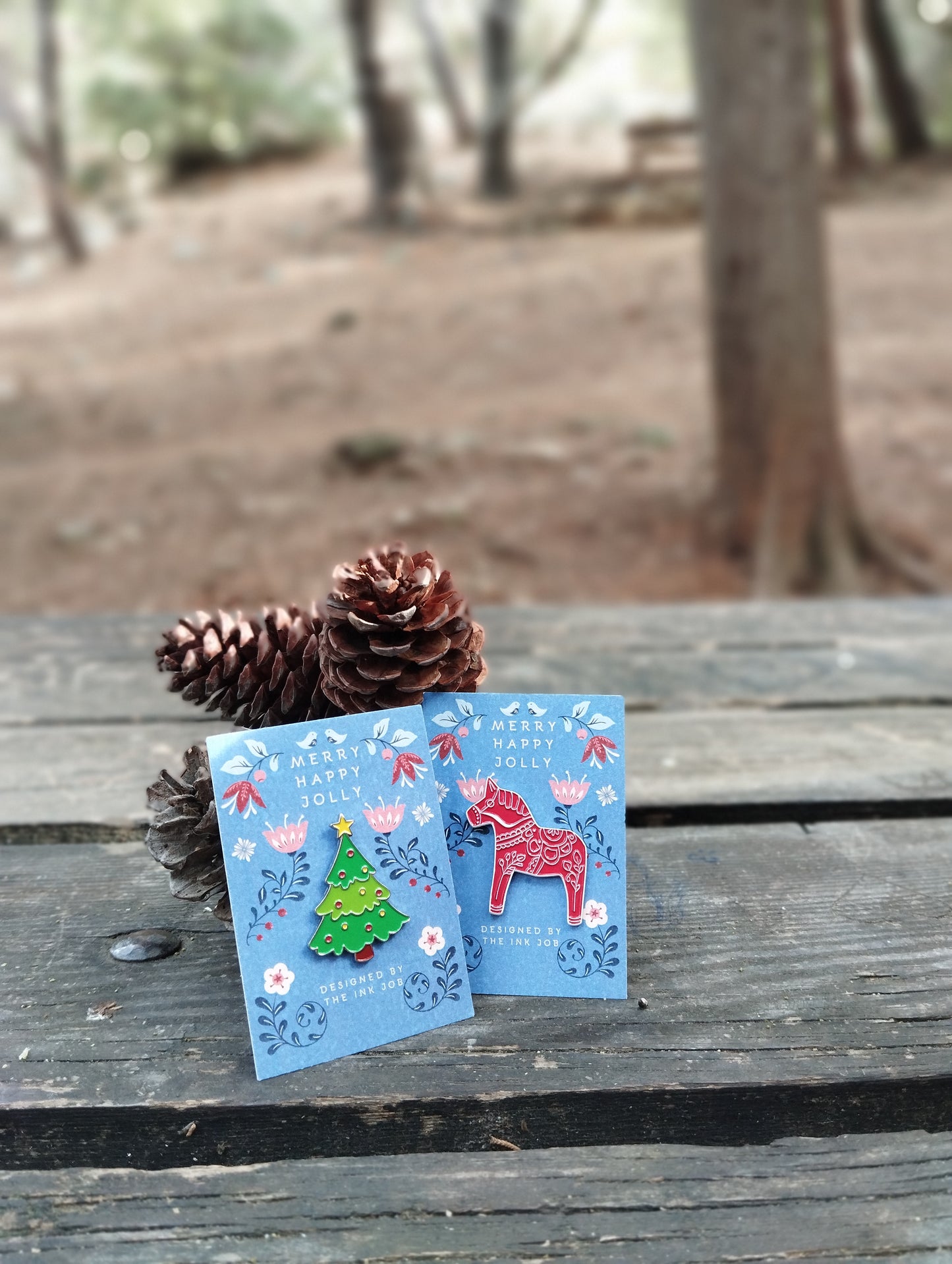 Χριστουγεννιάτικη Καρφίτσα Σμάλτου