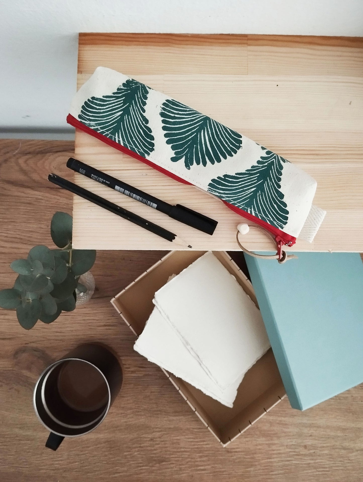 Bold Motif Design Pencil Case