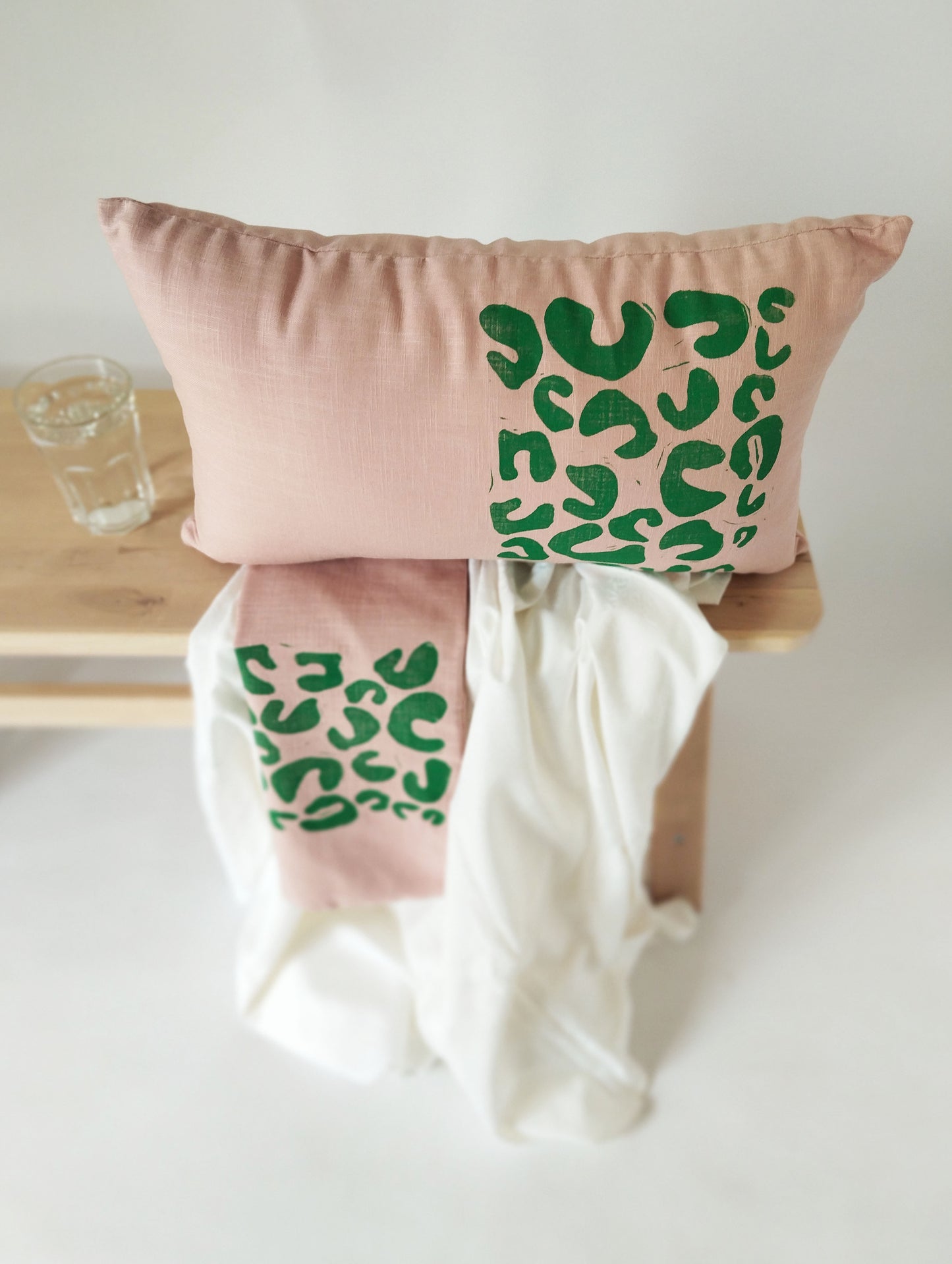 Colorful Animal Print Linen Pillow