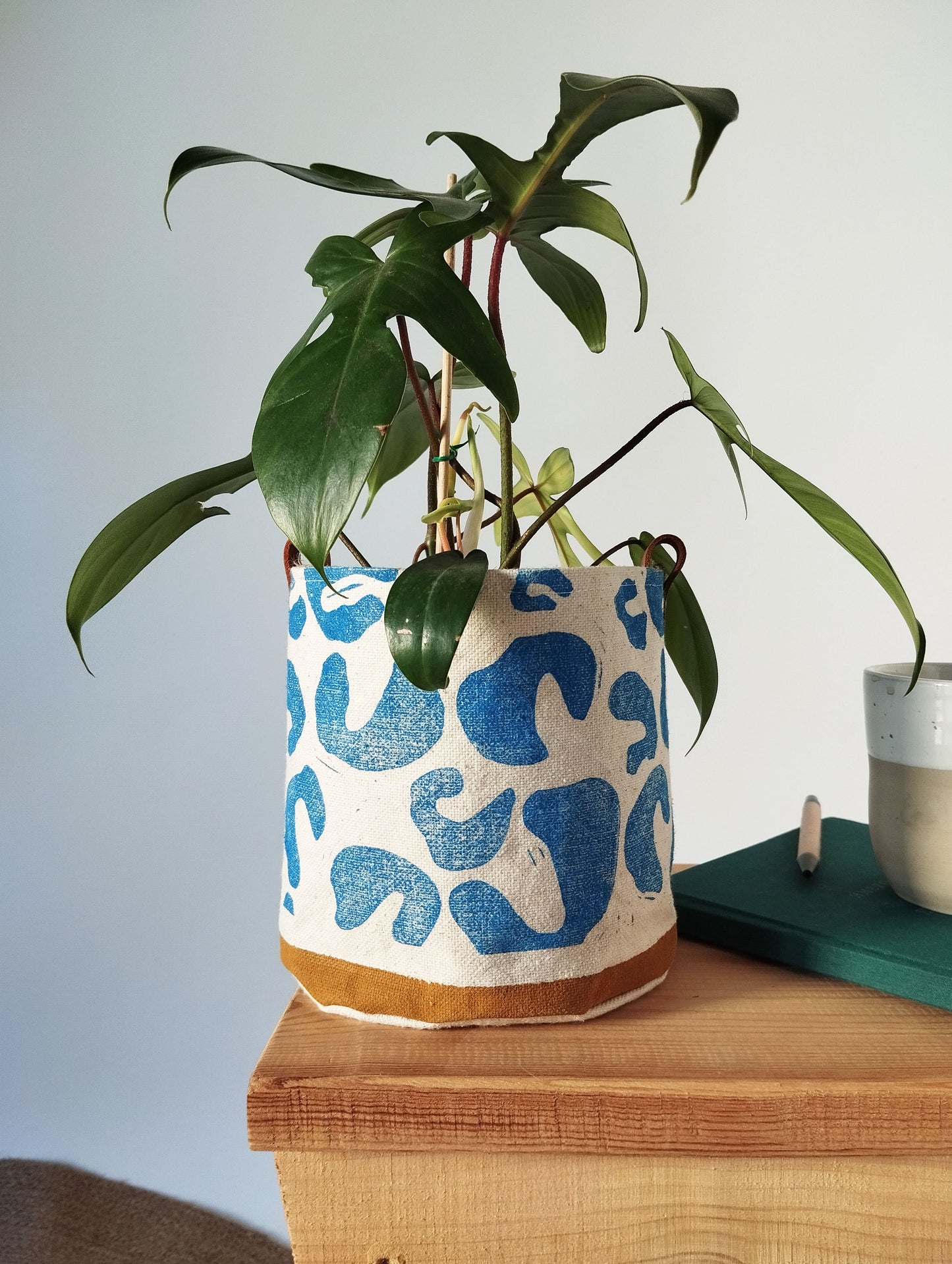 Patterned Fabric Planter