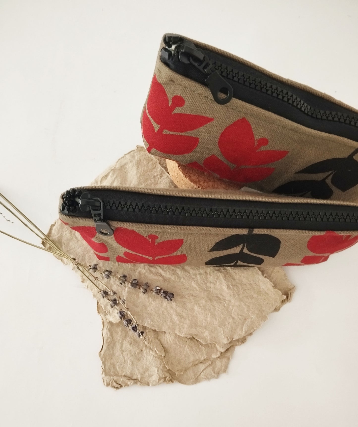 Retro Flower Print Purse