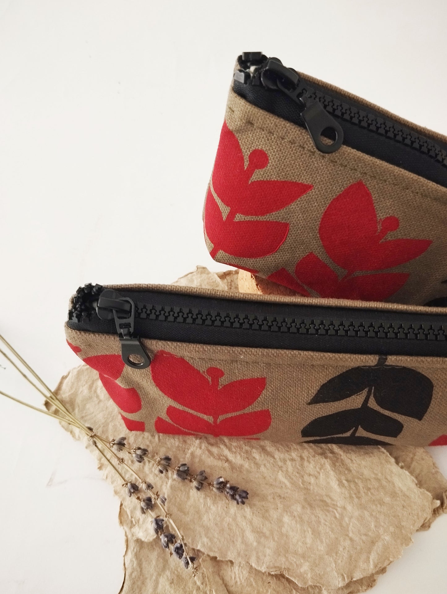 Retro Flower Print Purse