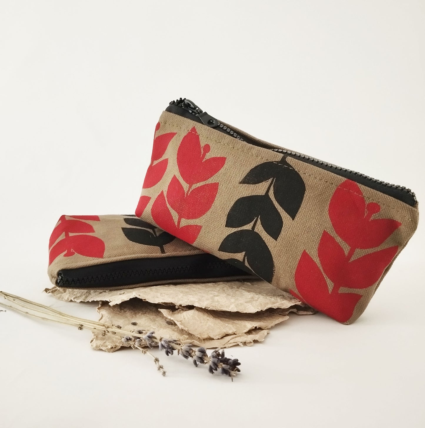 Retro Flower Print Purse