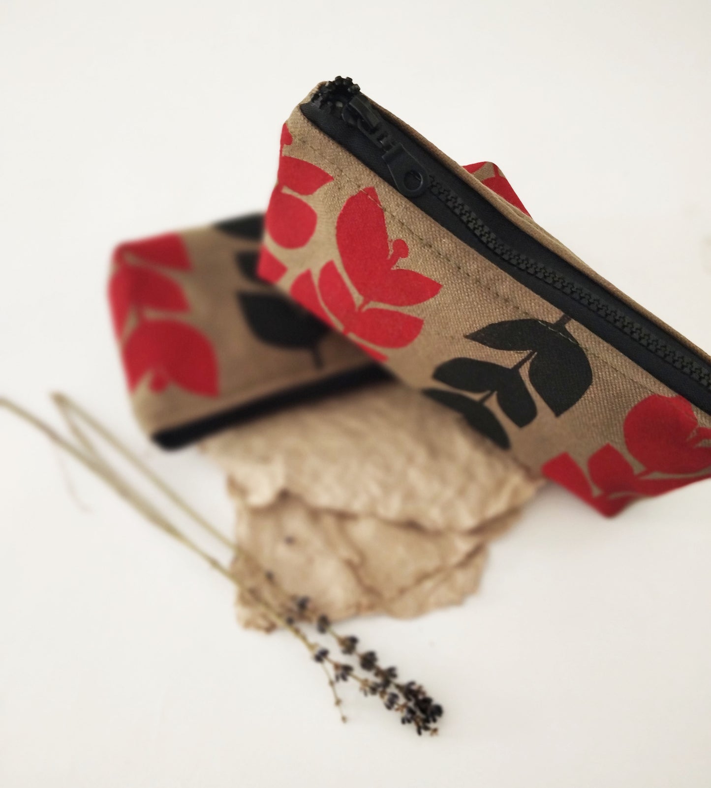 Retro Flower Print Purse