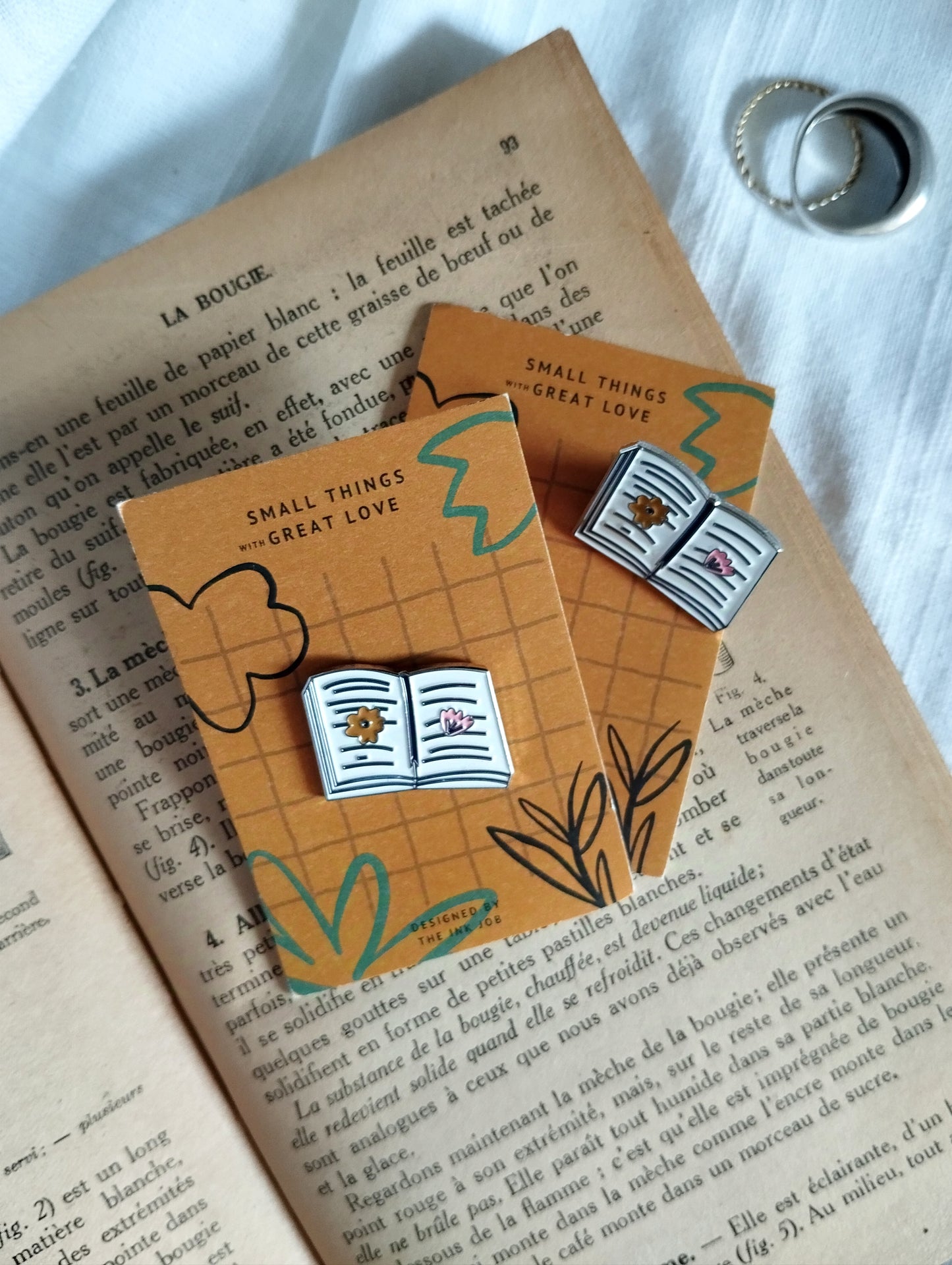 Cute Book Enamel Pin