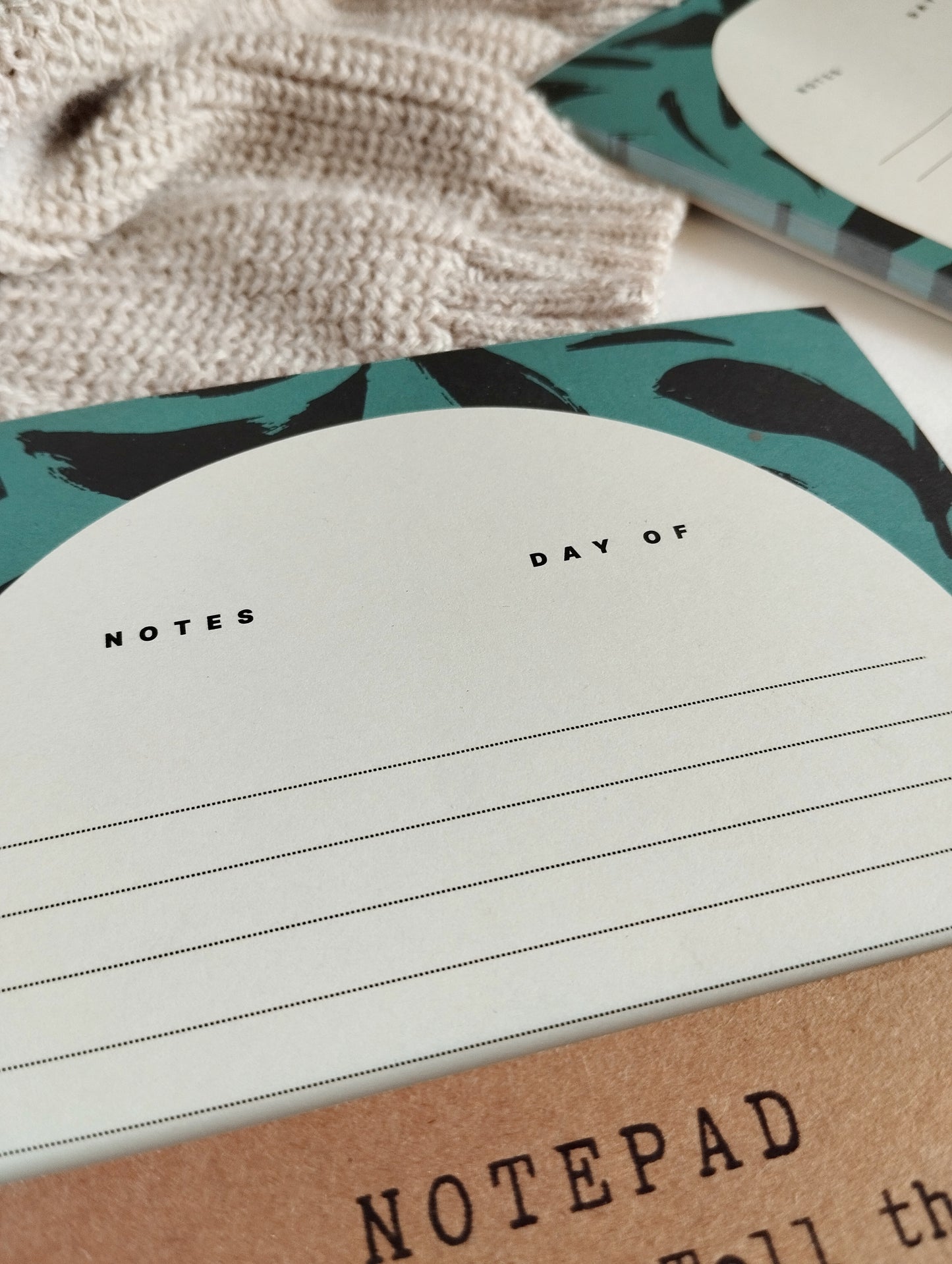 Elegant Turquoise Notepad