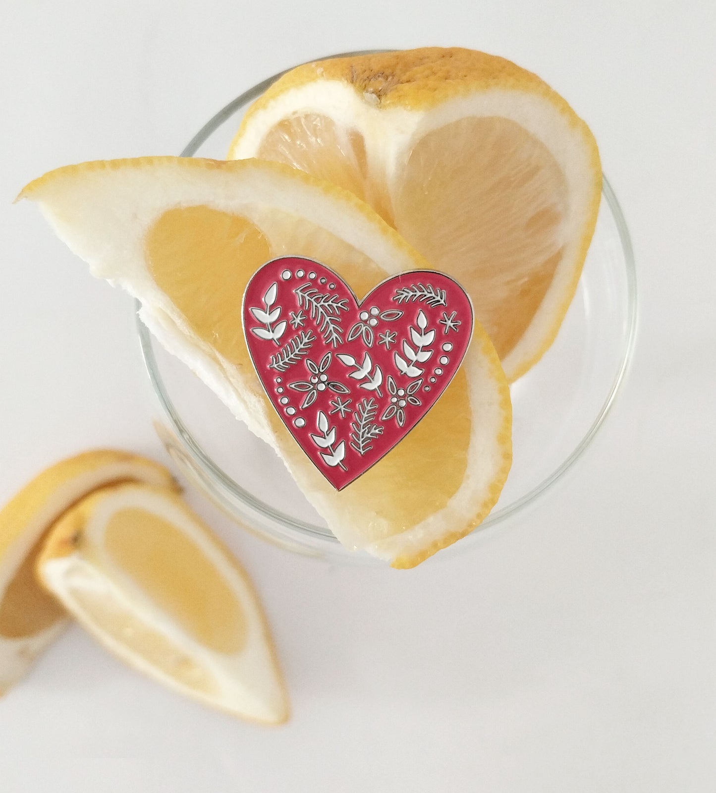 Enamel Pin Heart for Valentine's day