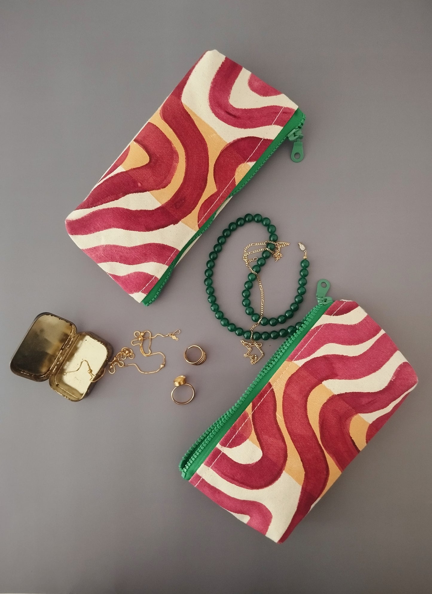 Elegant Brushtrokes Bag Organizer